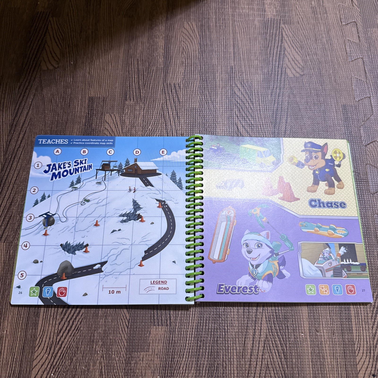 NEW LeapFrog Leap Start Pre-Kindergarten Book — AROUND THE TOWN WITH PAW PATROL