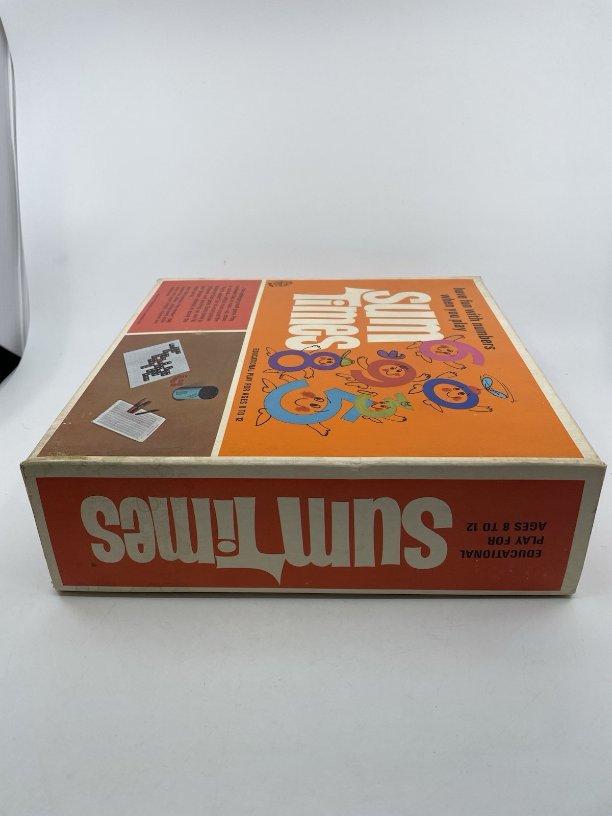 Sum Times Vintage Math Board Game 1968 Classic eduPLAYtional Game 2 Ed VHTF