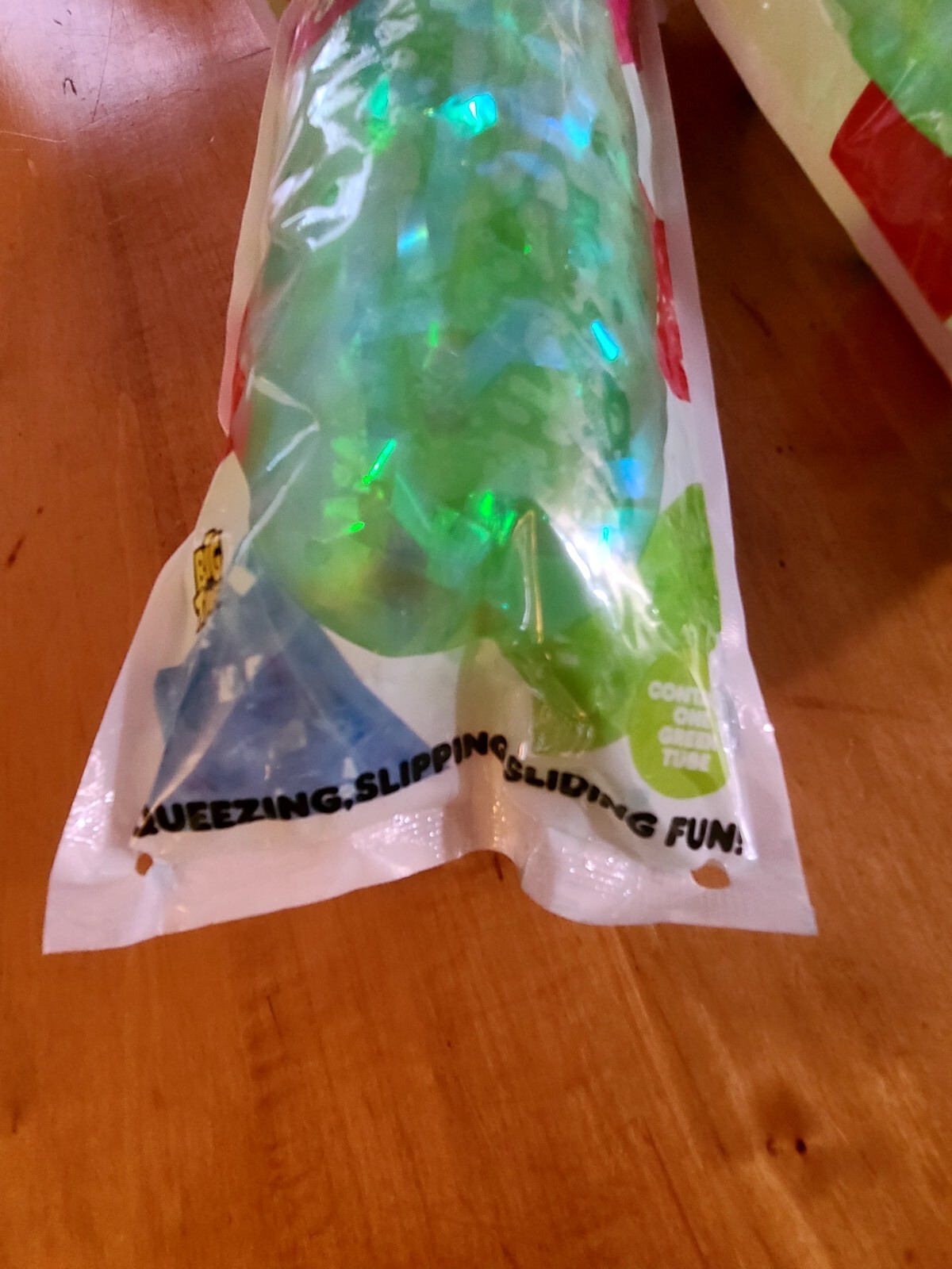 Big Time Toys Jumbo Water Tube Fidget/Sensory Toy Water Tubes Shiny Foil -2 Pack