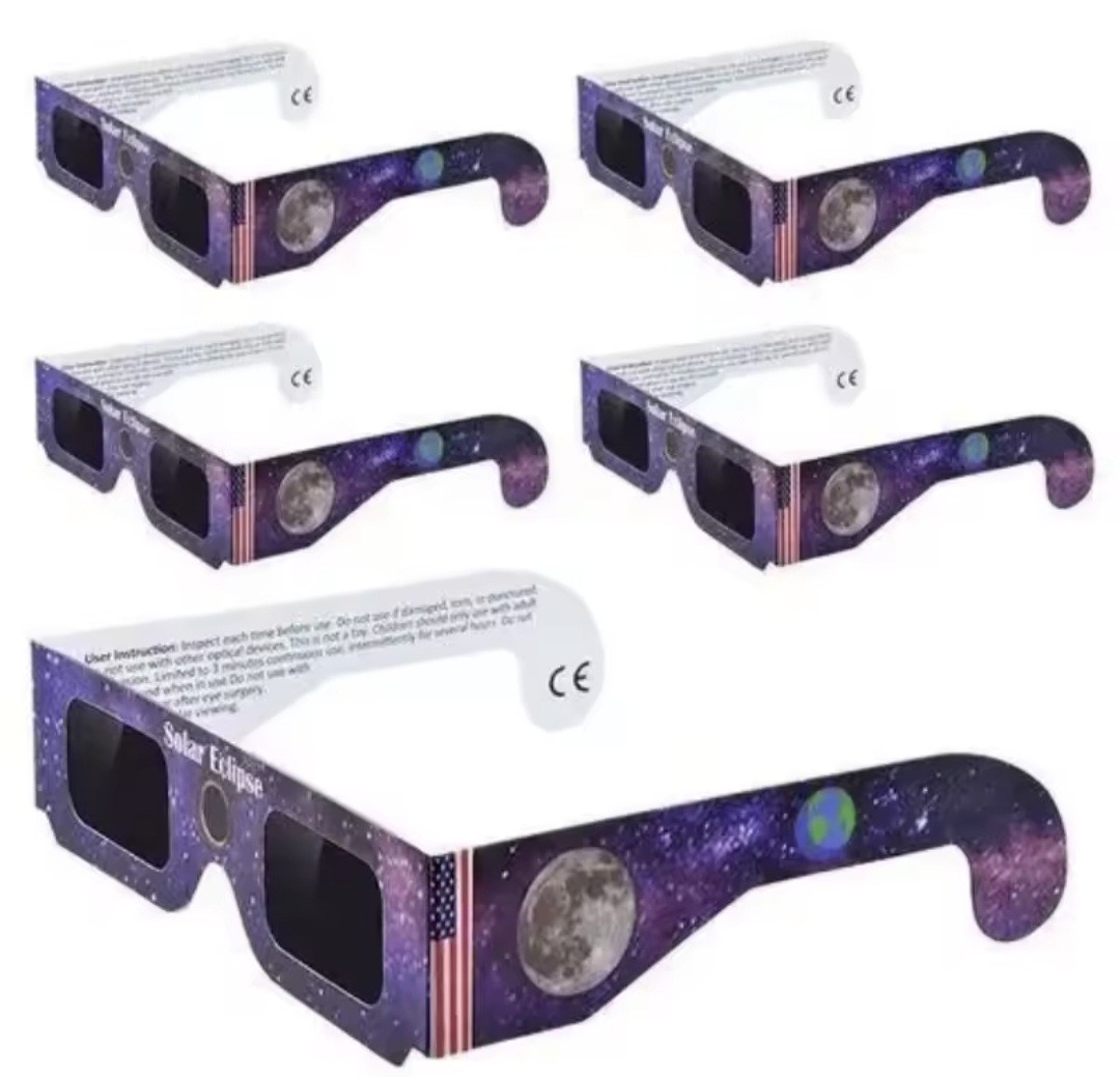 ​10x Solar Eclipse Glasses CE ISO Certified – Safe Sun Viewing UK Aug 12th 2026