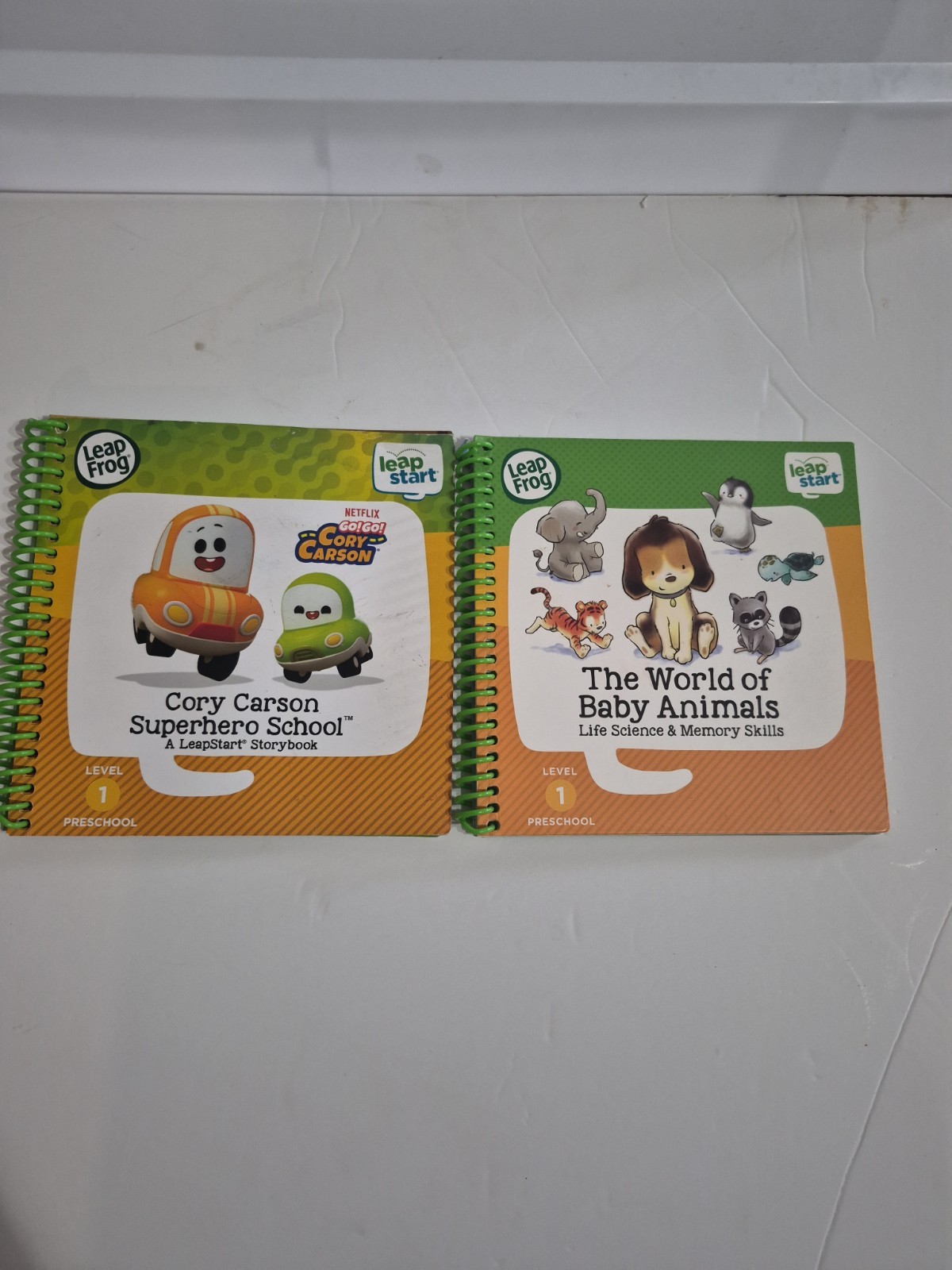 Leap Frog Leap Start SPIRAL Learning BOOKS Lot of 2 Level 1. Preschool