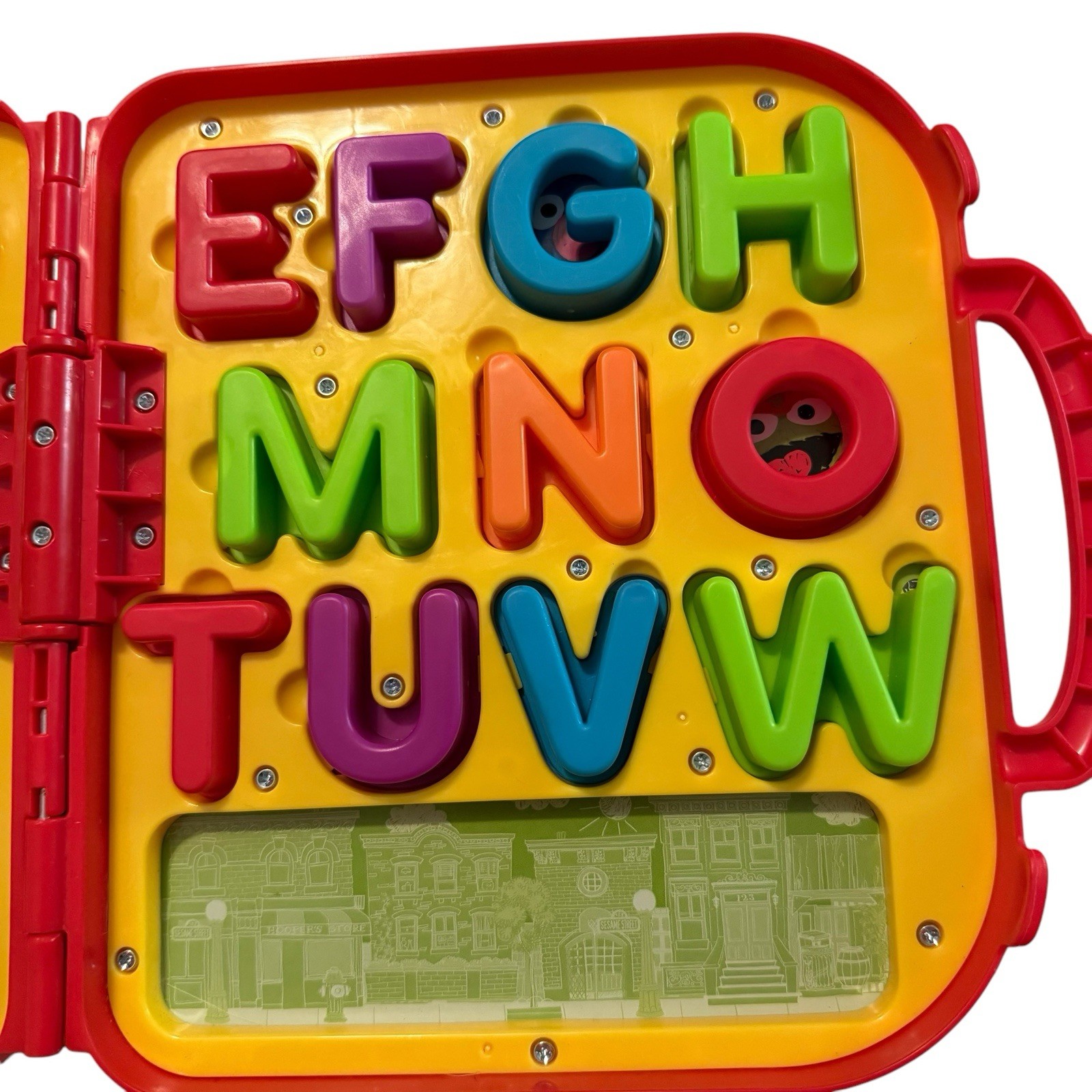 Hasbro Sesame Street Elmo’s On The Go Letters Alphabet w/ Carry Case COMPLETE