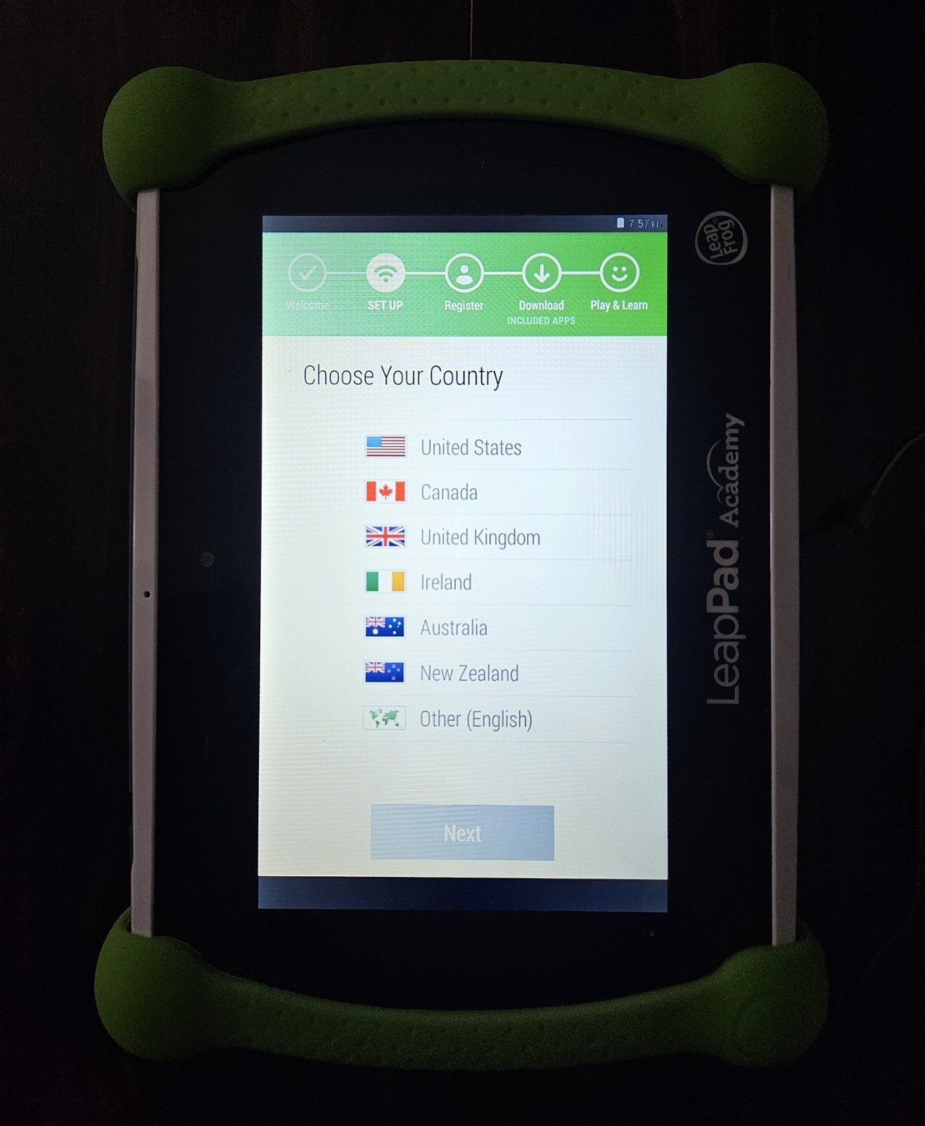 LeapFrog LeapPad Academy 7″ Learning Tablet Excellent Pre-owned Condition