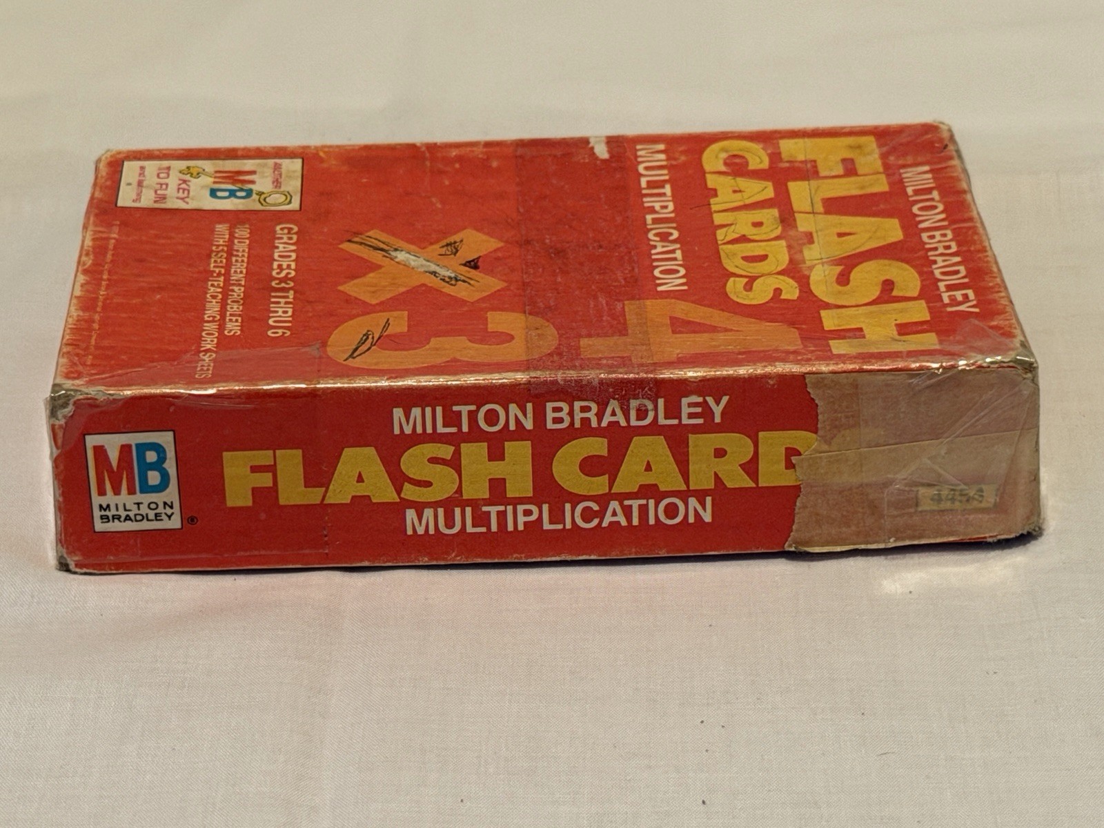 (4) Vintage 1962 and 1963 Milton Bradley Flash Cards Grades 2 thru 6