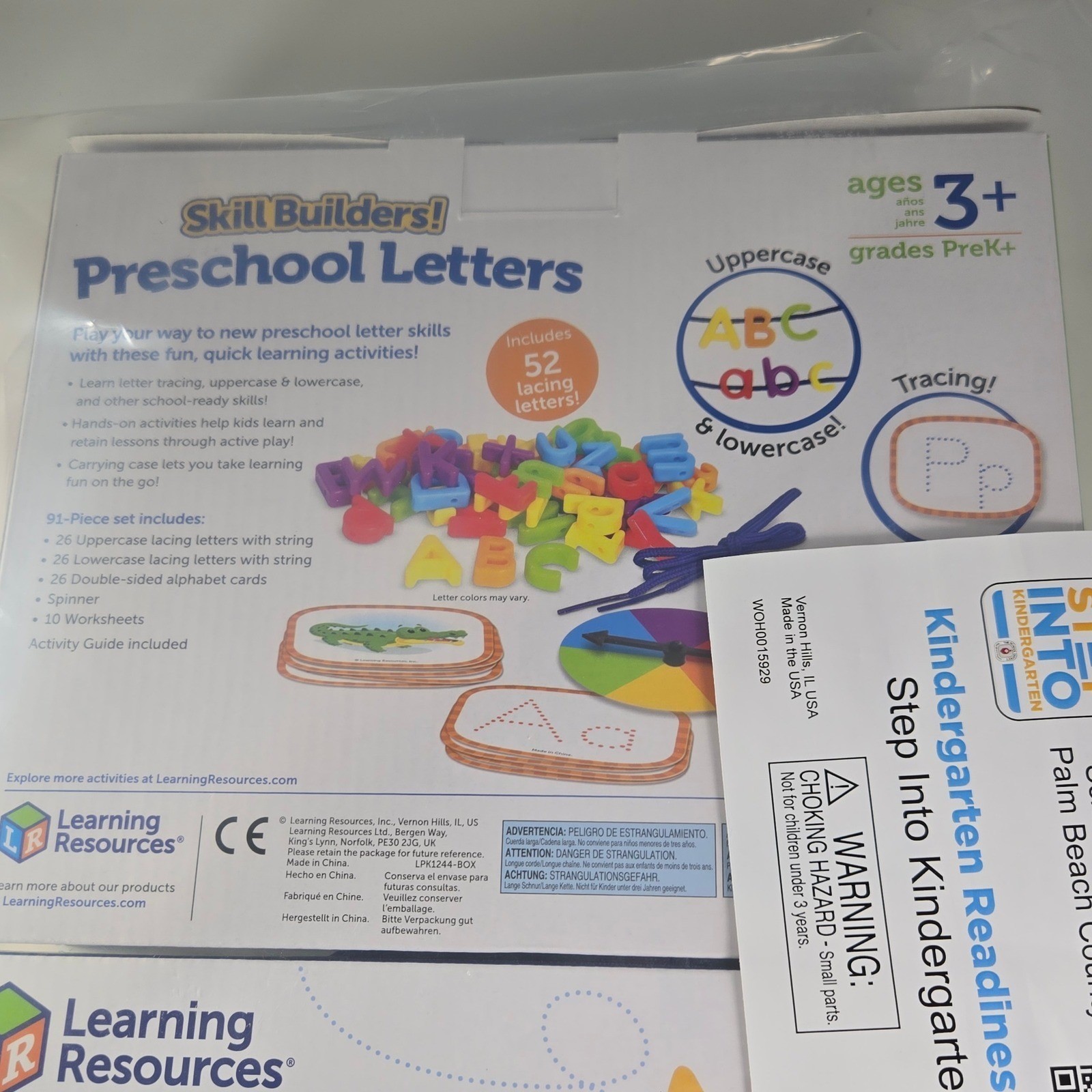 2 of Learning Resources preschool letters and preschool numbers
