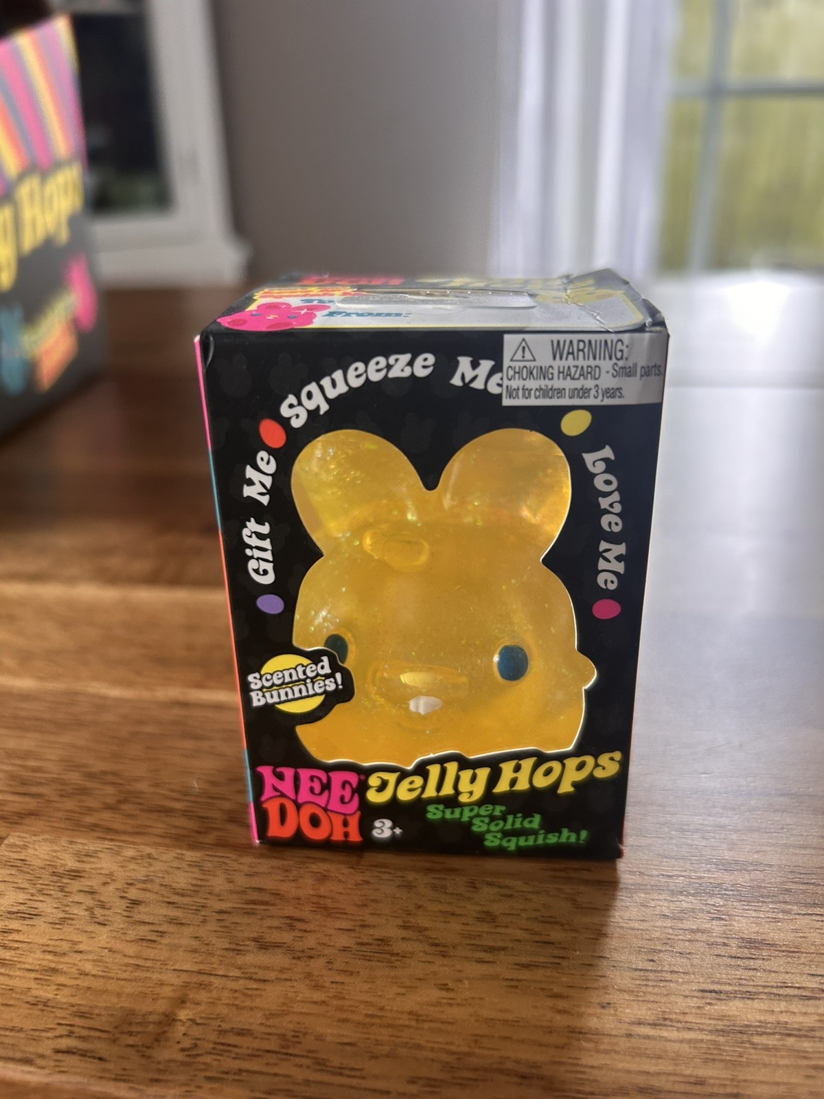 Nee Doh Jelly Hops Bunny Rare 🐰 USA Seller 🐰 Yellow NeeDoh Scented Squishy