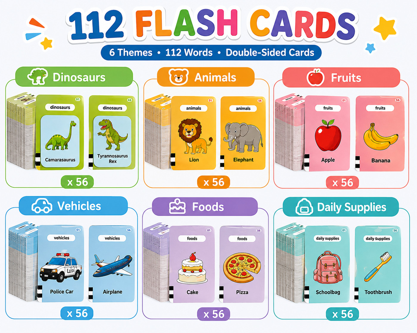 Talking Flash Cards for Toddlers 224 Sight Words Montessori Learning Toys Ages 2