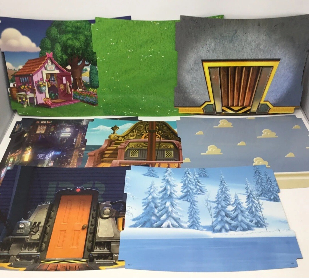 Disney Imagicademy Storymation Studio REPLACEMENT Cutout Characters & Backdrops