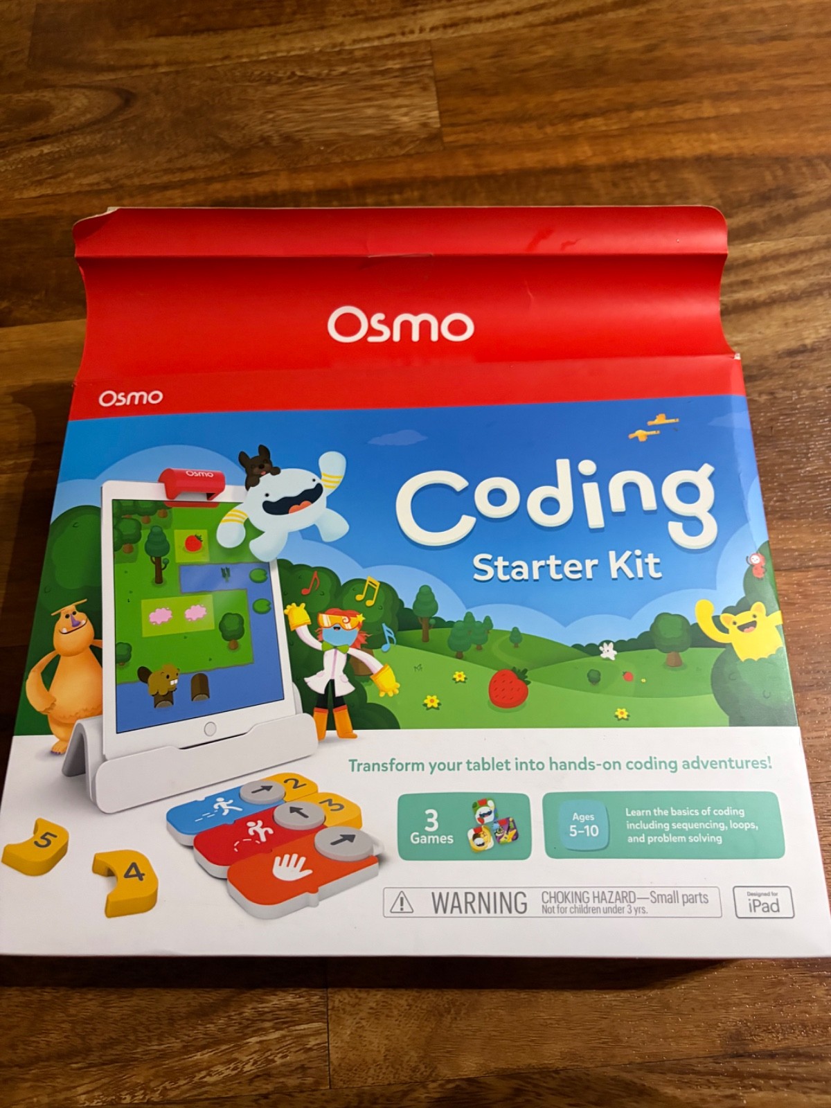 Osmo Coding Starter Kit for use with a tablet. ages 5-10.