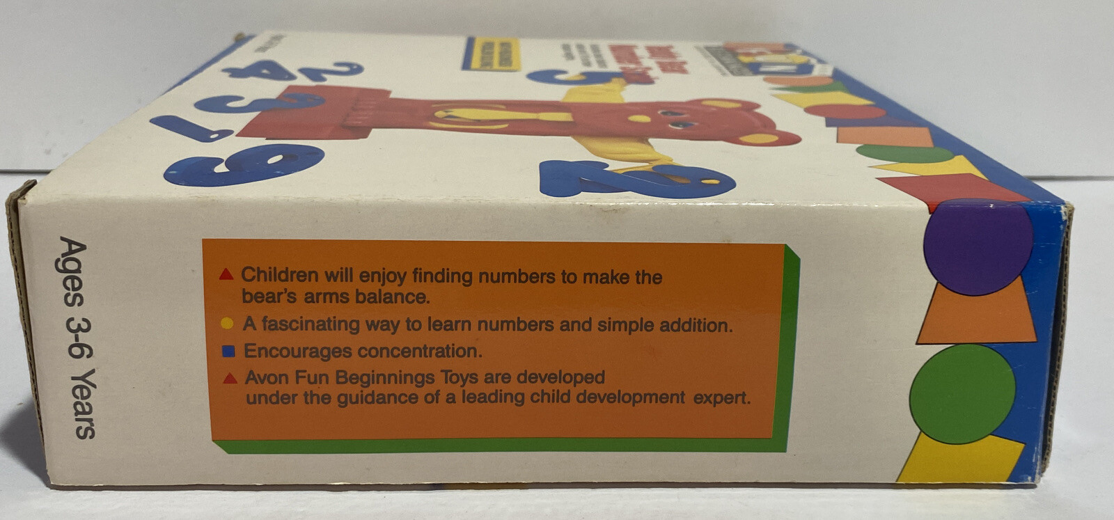 Avon Fun Beginnings Teddy Bear Number Scale Addition Math Readiness- Complete