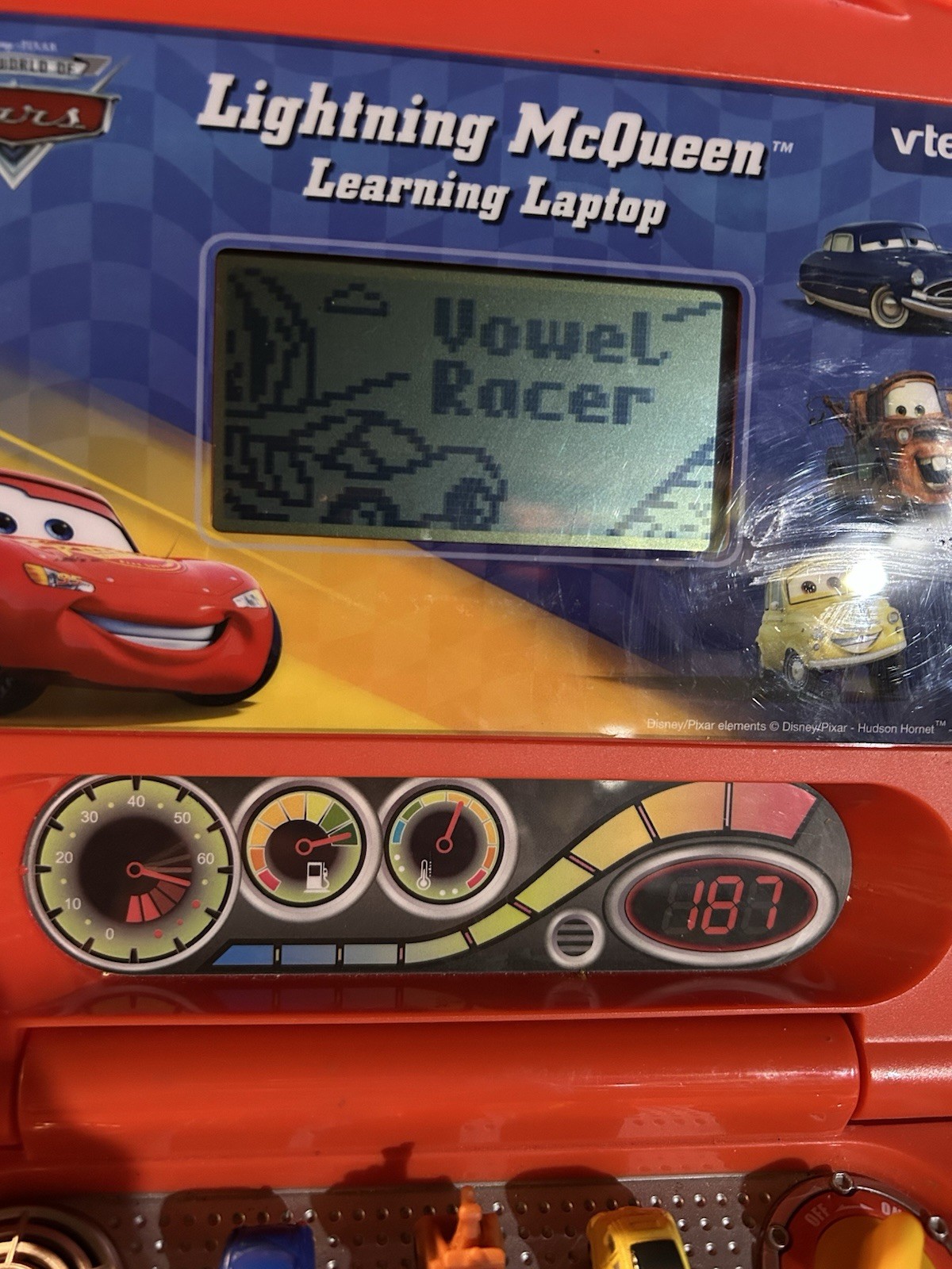 Lightning McQueen Learning Laptop VTech Disney Pixar Cars 2 Keyboard Not Working