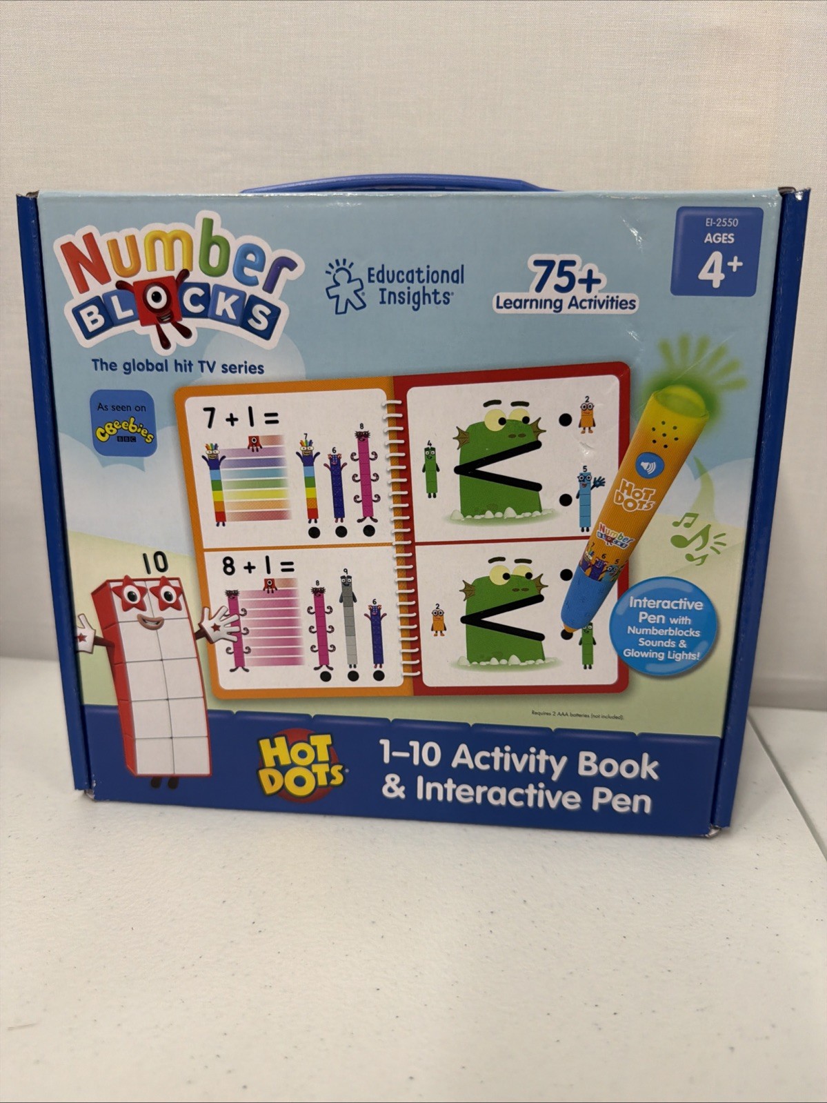 Educational Insights Numberblocks Numbers 1-10 Activity Books& Interactive Pen