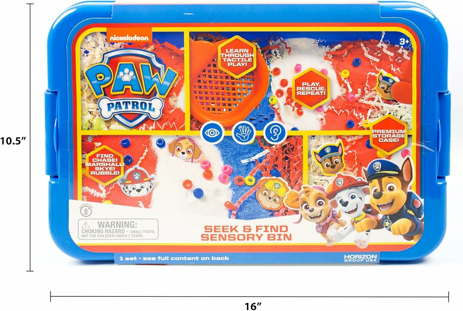 Spin Master Nickelodeon Paw Patrol Seek & Find Sensory Bin Brand New Sealed
