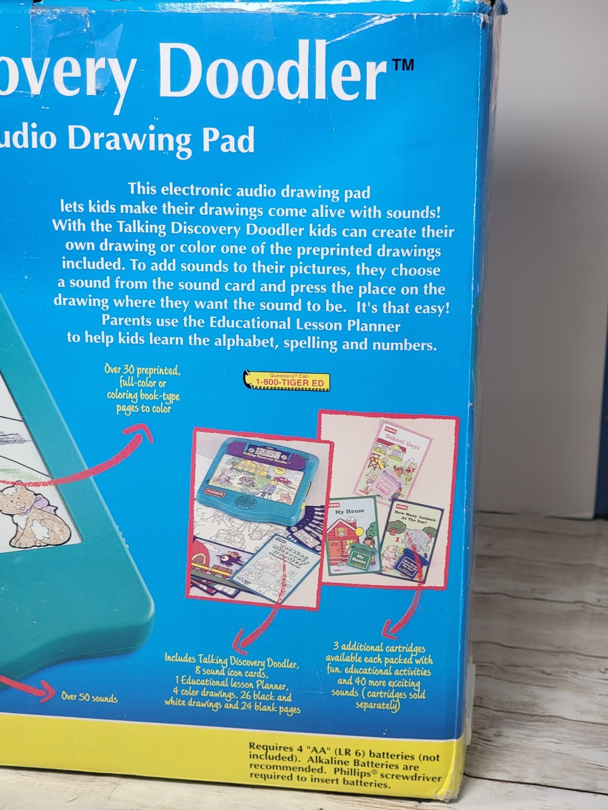 Vintage 1995 Playskool Talking Discovery Doodler Teaching Audio Drawing Pad NEW
