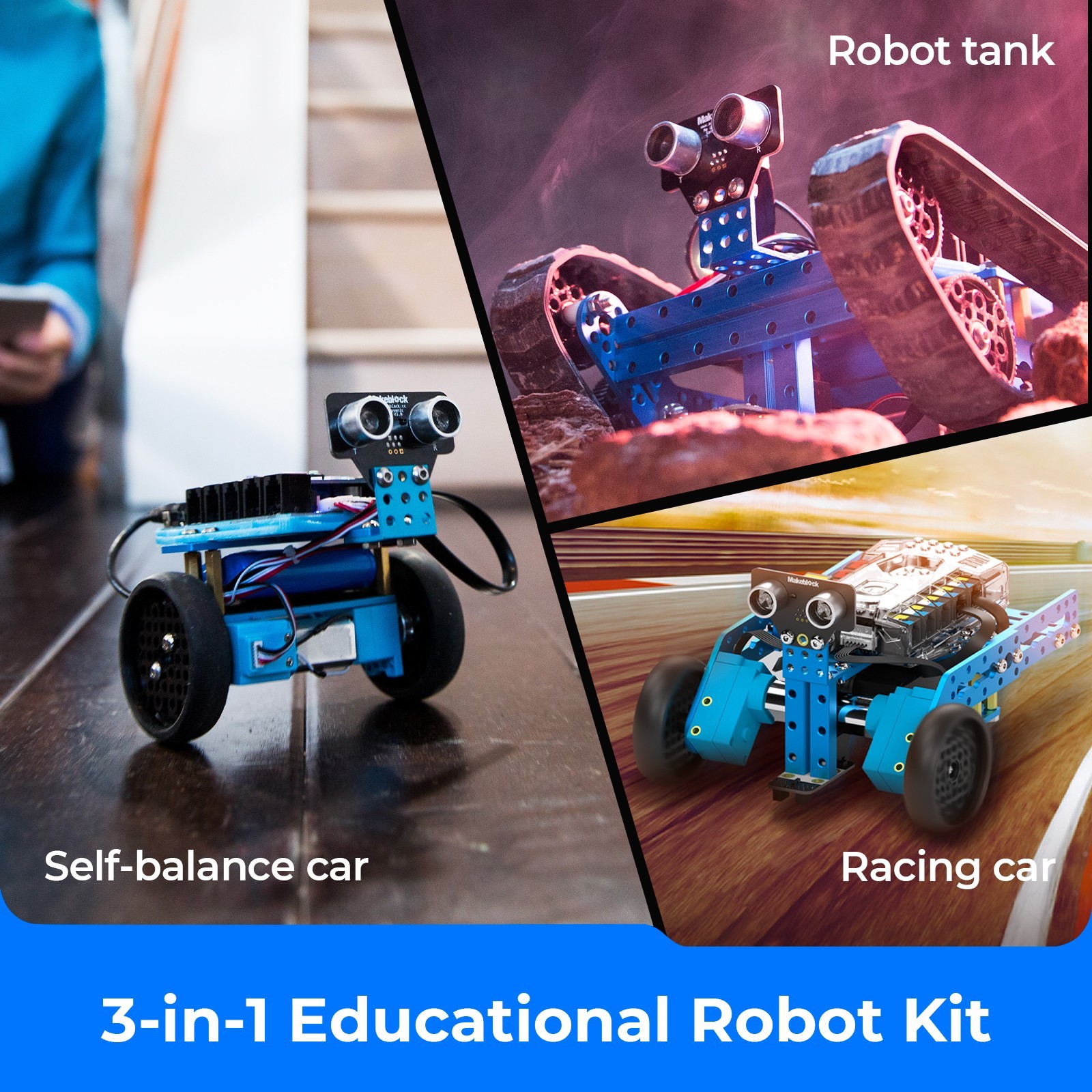 Makeblock mBot Ranger 3-in-1 Educational Robot Kit, Learn Coding with Scratch