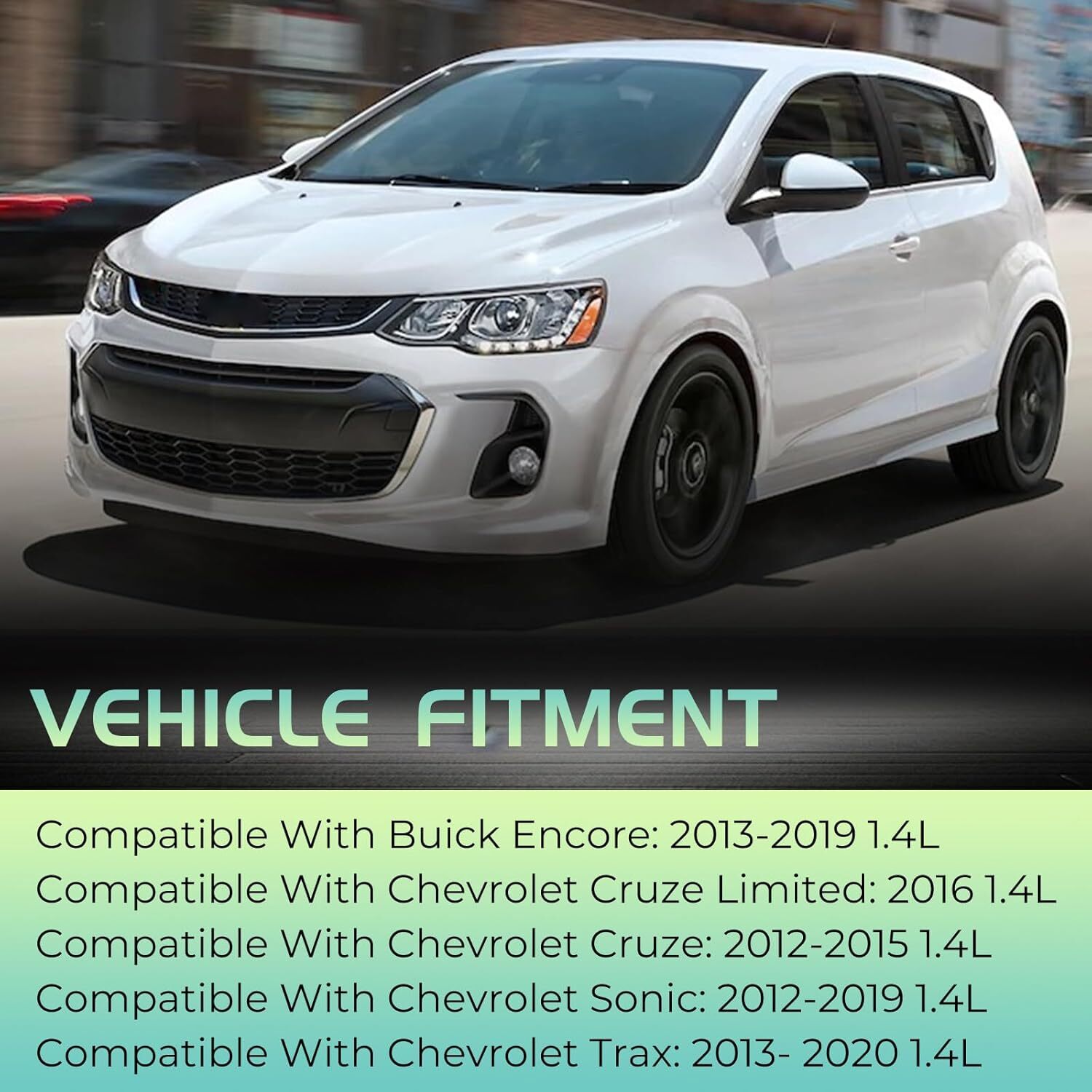 BHB Engine Intake Manifold and Valve Cover Kit Compatible with Chevy Cruze Sonic