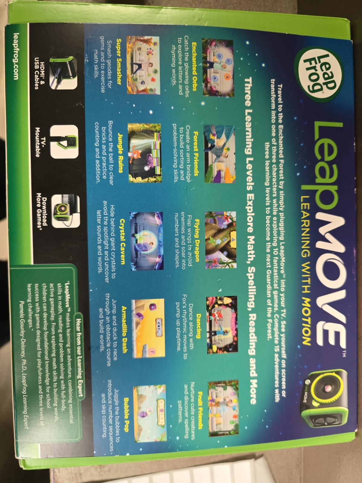Leap Frog Leap Move Learning With Motion Preloaded Video Game System 25 Games