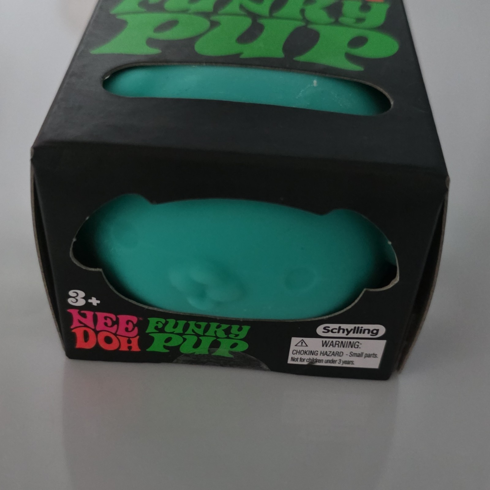 Schylling Nee Doh Funky Pup Teal Tactile Squeeze Toy Ages 3+ MPN 26065HY