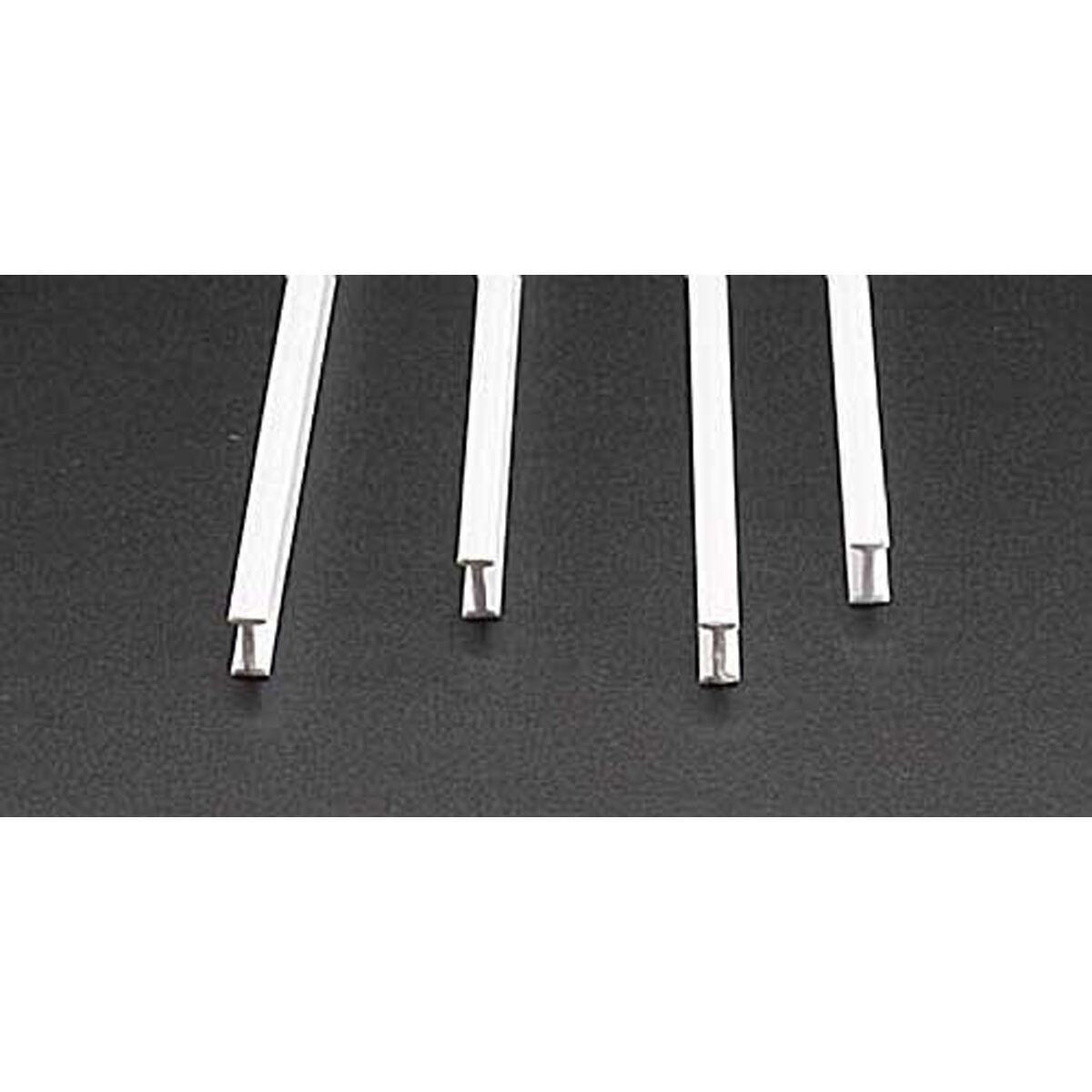 Plastruct 90517 BFS-10 White I Beams (4) 5/16″ H x 5/32″ W x .045″ T x 24″ Long