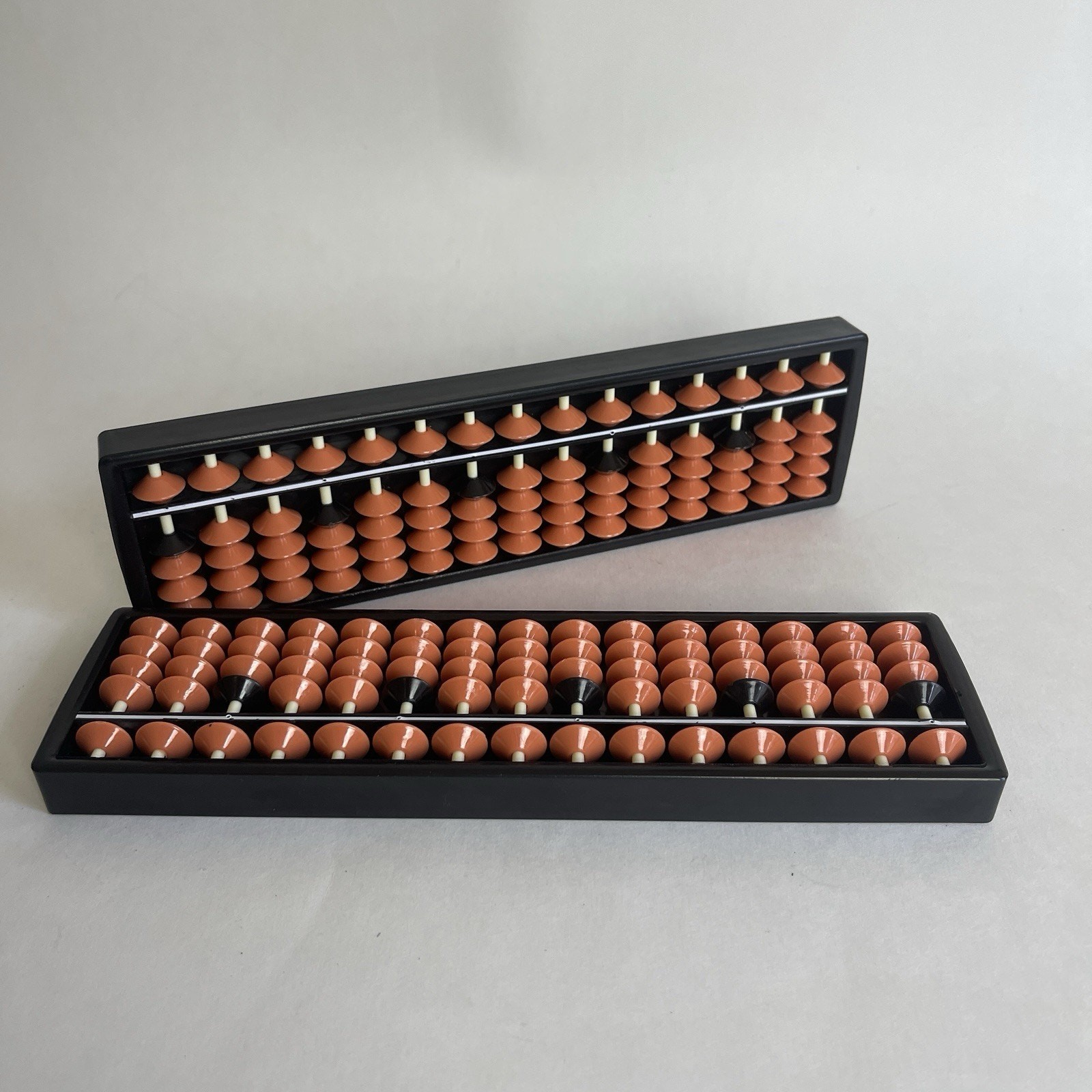 2-pack Abacus Soroban Chinese Japanese Counting Tools 15 Digit Rods Standard