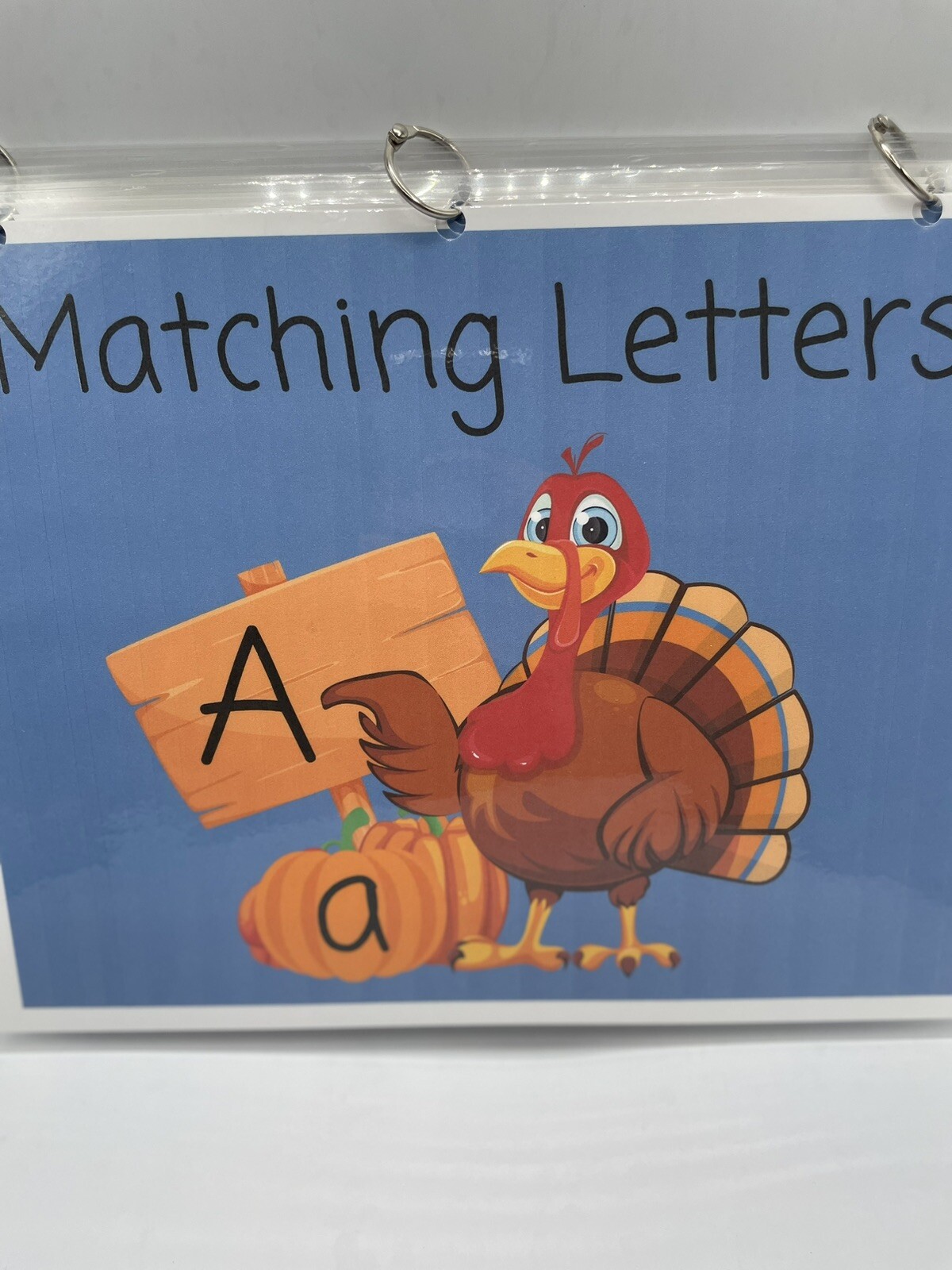Preschool Children’s Busy Book Activity Game Alphabet Educational Match Letters