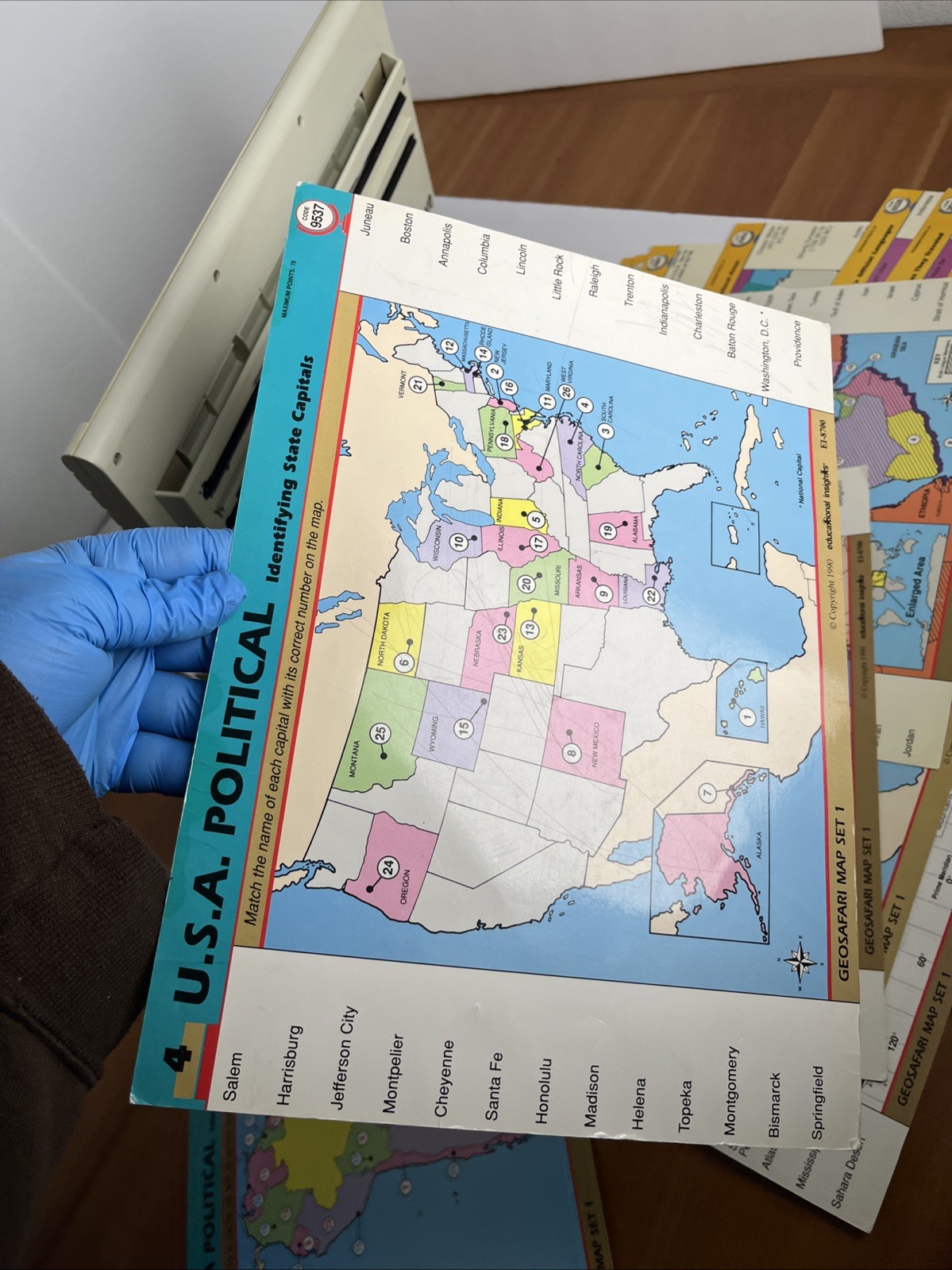 Vtg GeoSafari Electronic Homeschooling Learning System EI 8700 – WORKS SEE VIDEO
