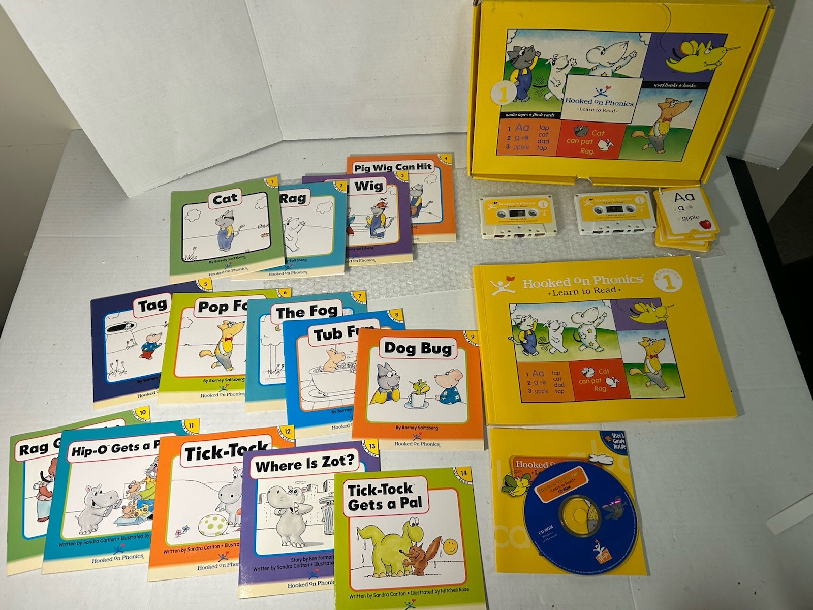Vtg Hooked On Phonics Homeschool Learn To Read Level 1 Kit INCOMPLETE Read Desc
