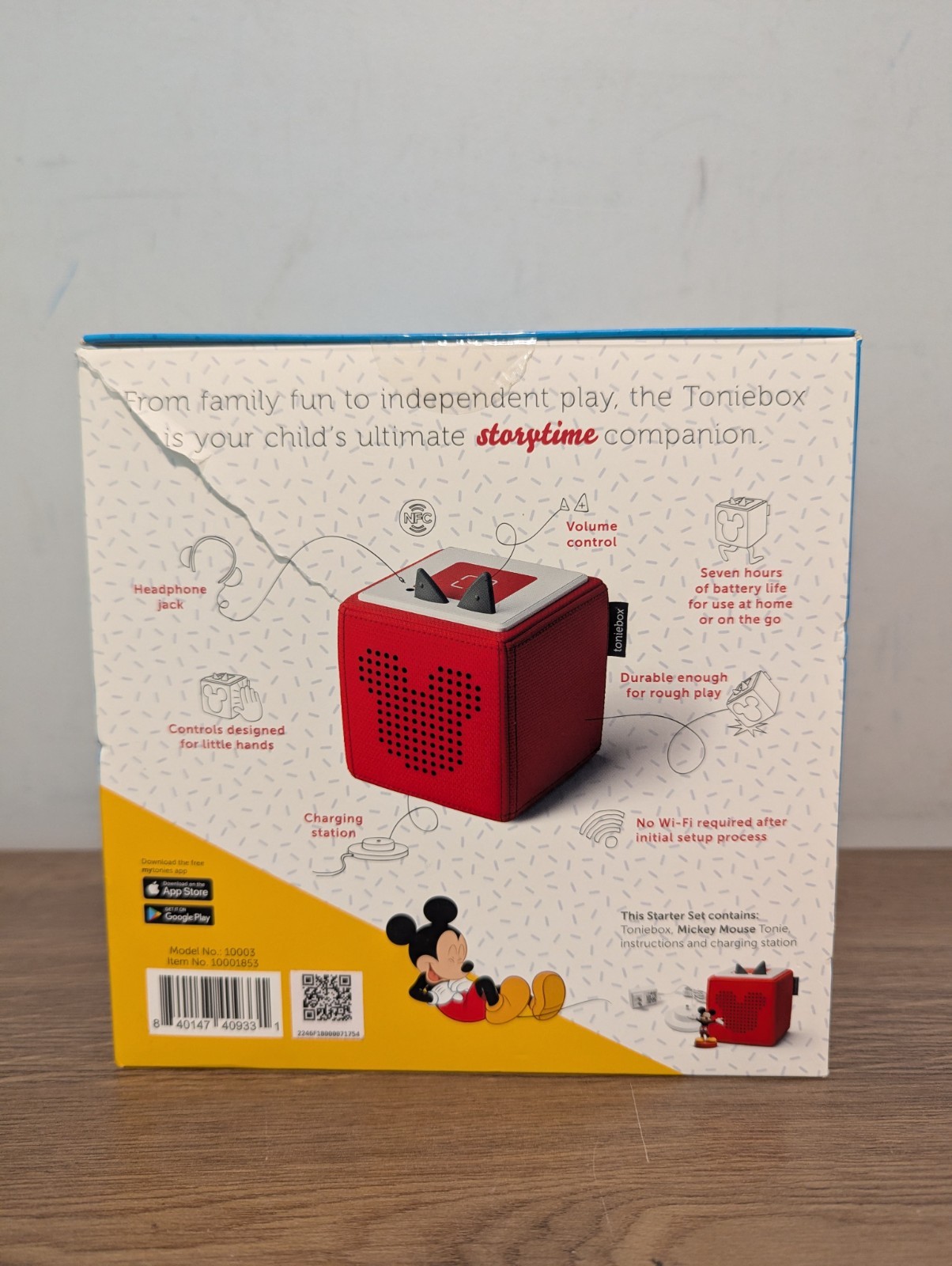 Toniebox Starter Set Audio Player with Playtime Mickey Mouse