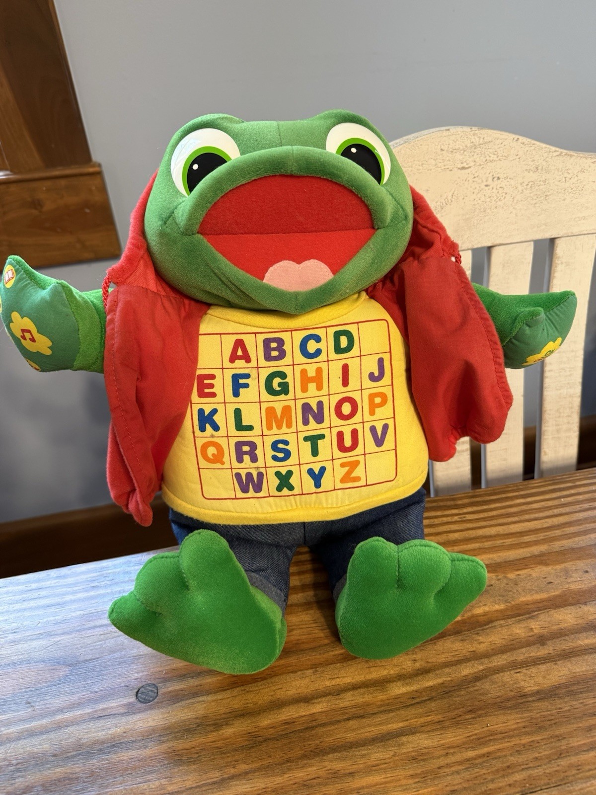 Read And Sing Little Leap Interactive Plush Tested Works Leap Frog ABC Sing
