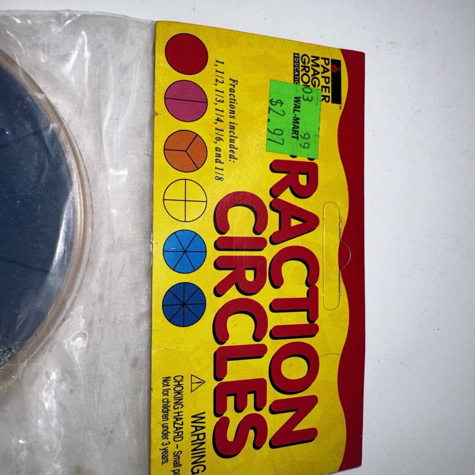 New Old Stock Vintage Basic Fraction Circles Paper Magic Group