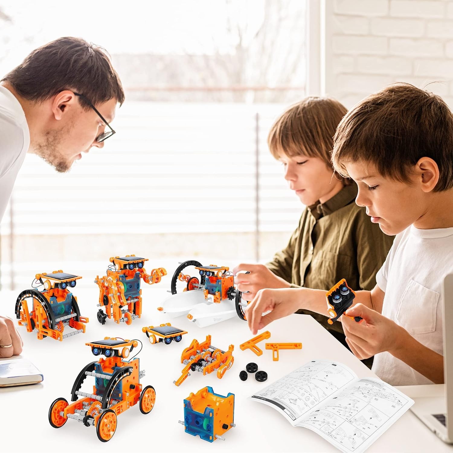 Hands-On 13-in-1 STEM Solar Robot Kit for Kids 8-12 – Fun Learning Experience