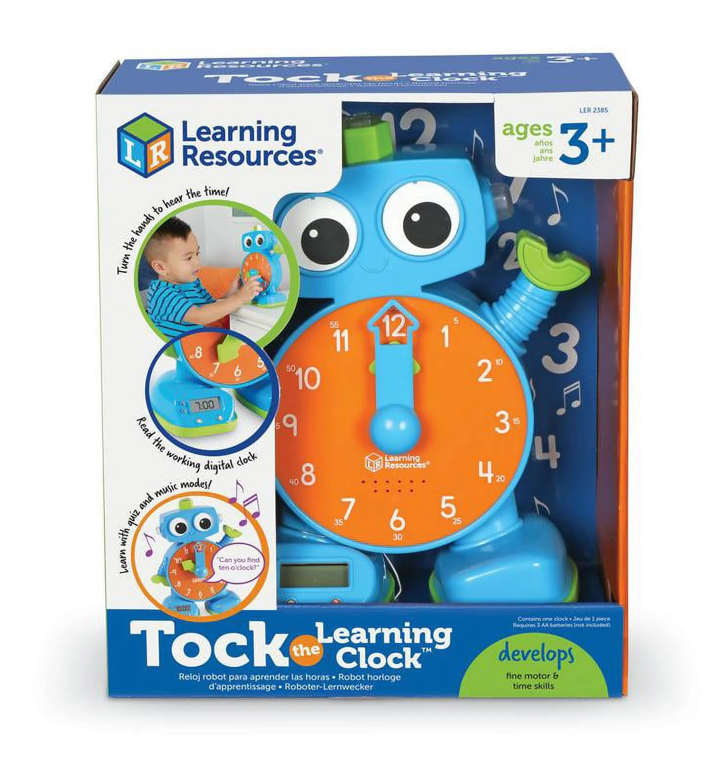 Learning Resources Tock the Learning Clock – Learn To Read A Clock for Children