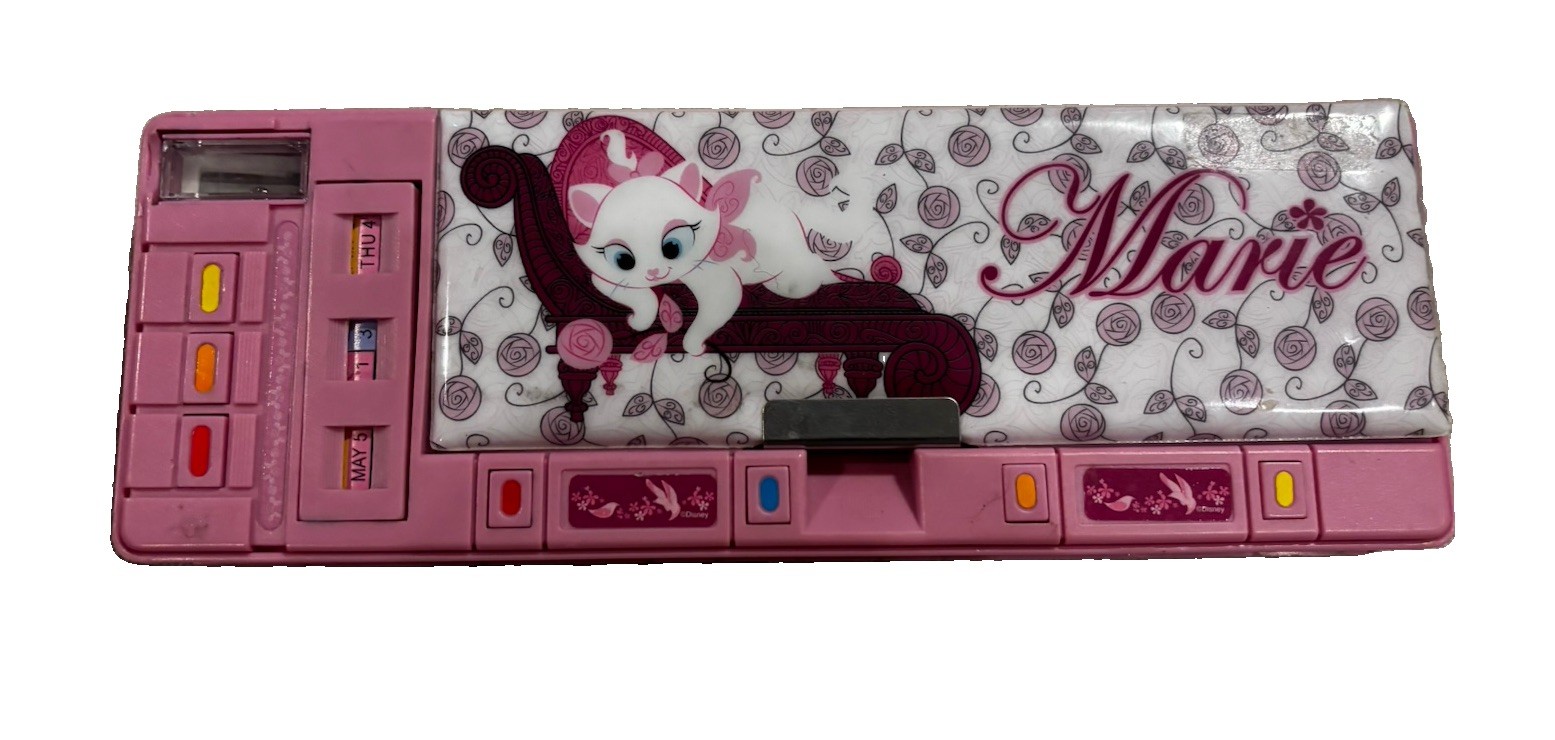 Aristocrats Marie Automatic Pencil Box/Marie the Cat/Secret Compartments/Art Box