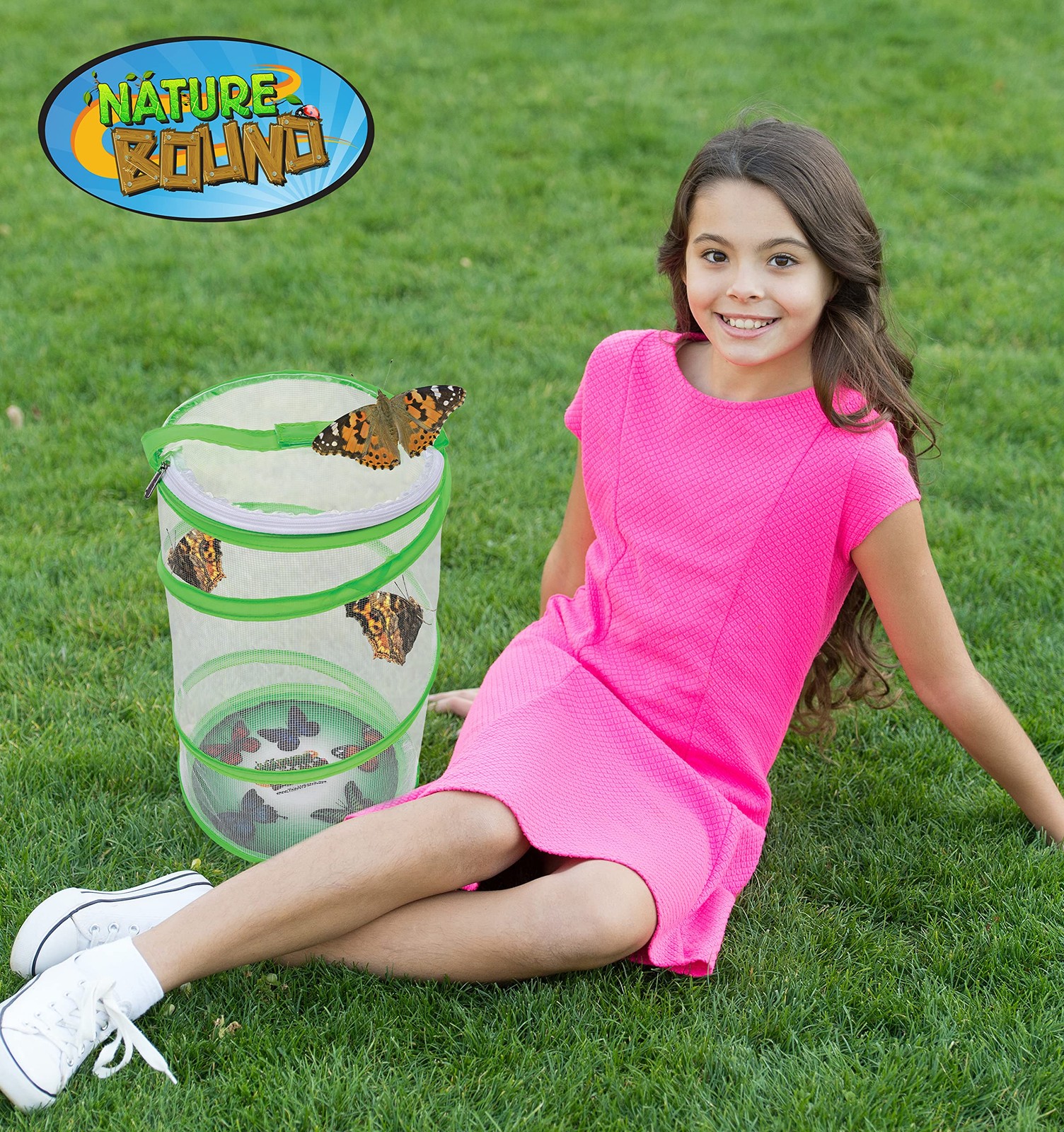 Butterfly Growing Kit – Live Caterpillar to Butterfly Project for Kids Includes