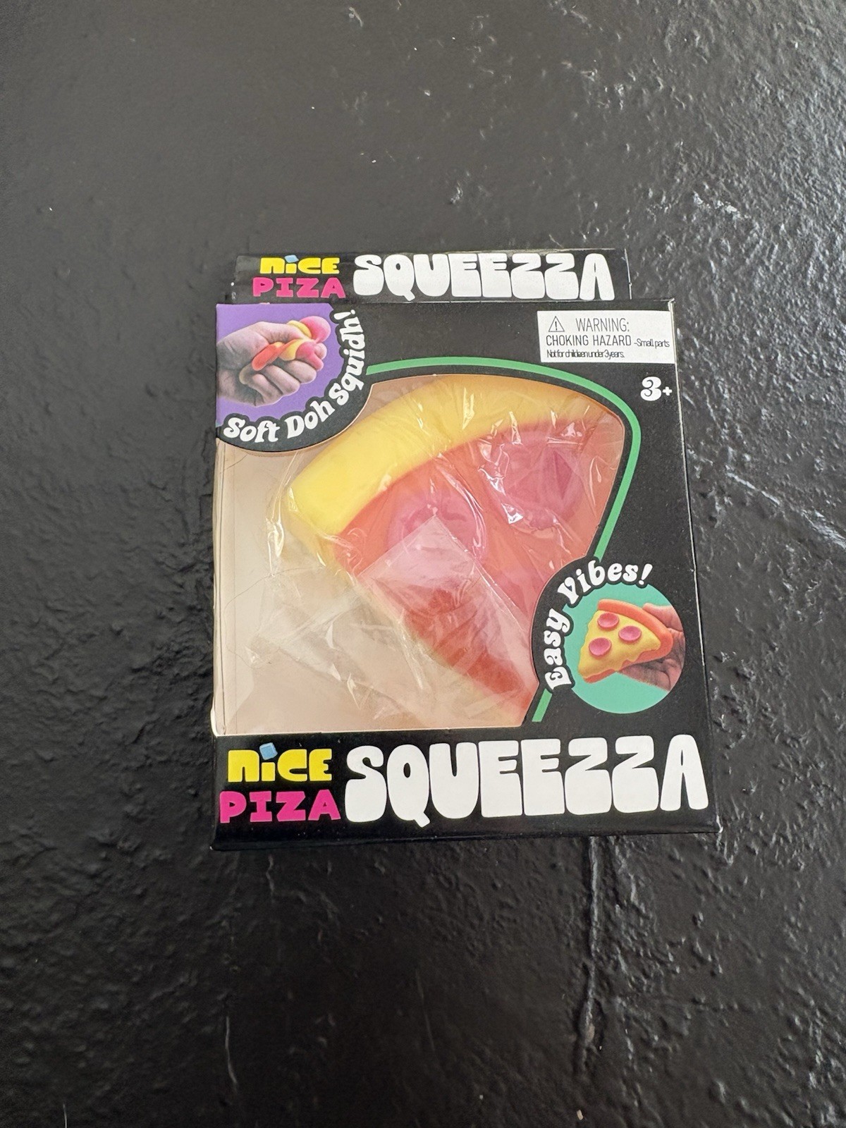 Squeezza Pizza Brand New Rare Stress Toy Fidget Toy pizza USA