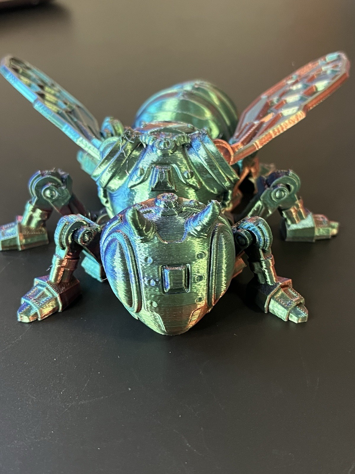 3d Printed Articulated Bee / Multi-Color