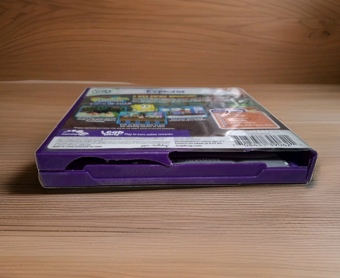 Leap Frog Leapster Explorer SpongeBob SquarePants Fists of Foam Game