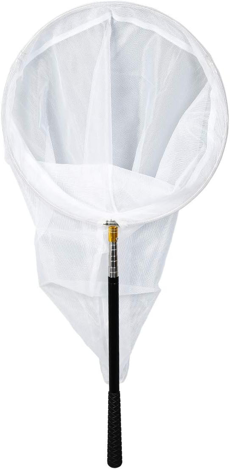 Professional Insect and Butterfly Net with 14″ Ring, 26″ Net Depth, 59″ Telescop