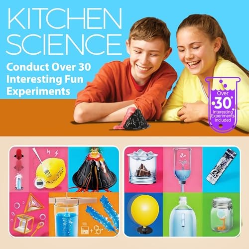 Science Fundamentals Kit with 30 Fun Experiments for Ages 8 and Up