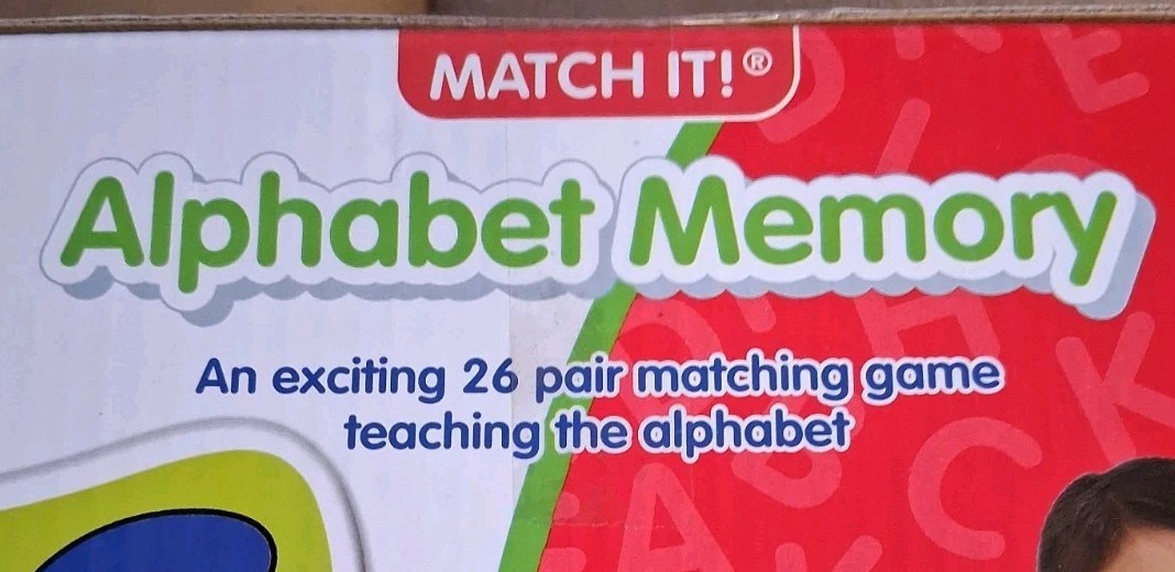 The Learning Journey Match It! Alphabet Memory GAME Ages 3-6 | 1+ players NEW