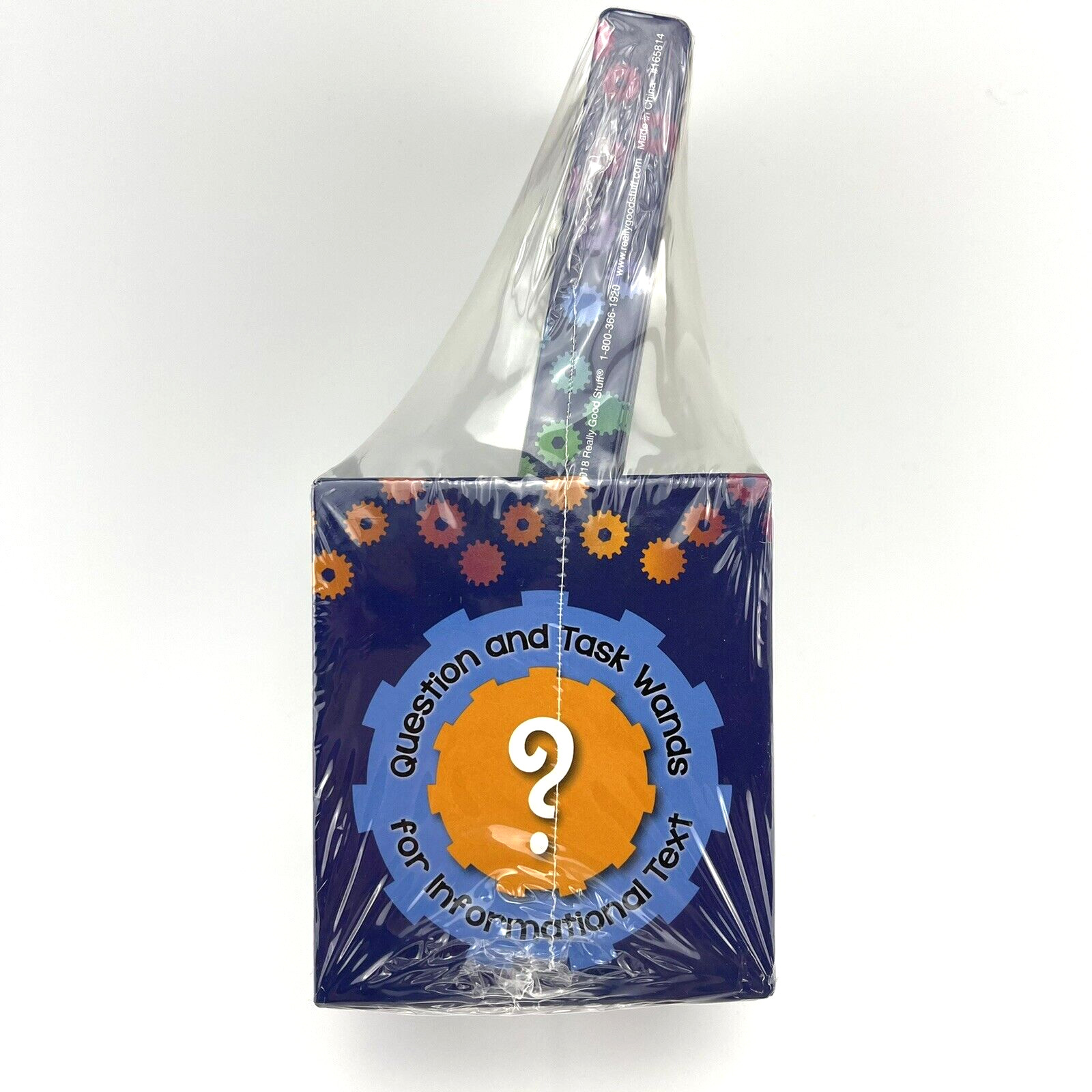Really Good Stuff Question and Task Wands For Informational Text Set of 32 Wands