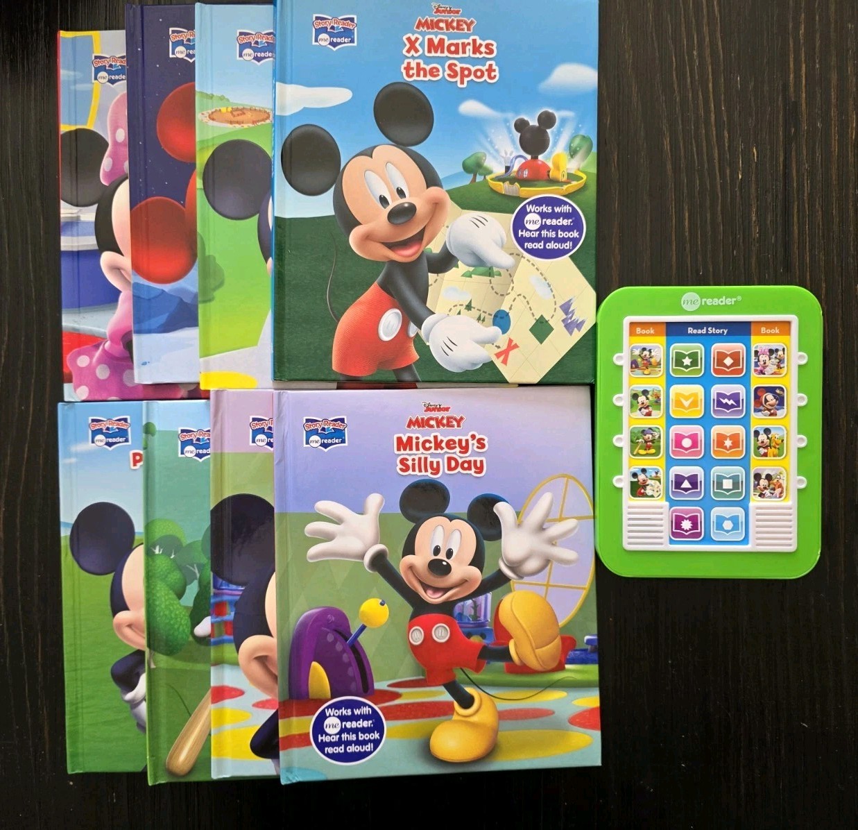 Disney Electronic Me Reader Story Reader Mickey Mouse Clubhouse 8 Book Set