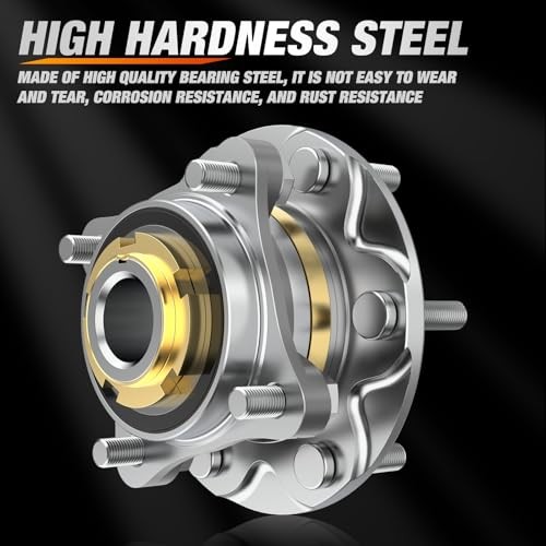 Nilight Front Wheel Hub Assembly for Chevy Sierra Silverado 1500 Avalanche