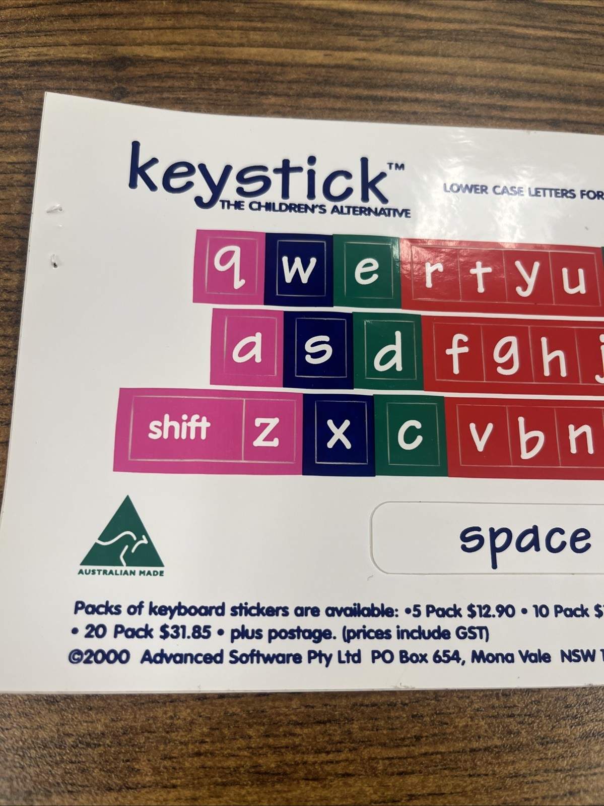 Keystick Lower Case Letters For Keyboards Assistive Technology Sticker Children