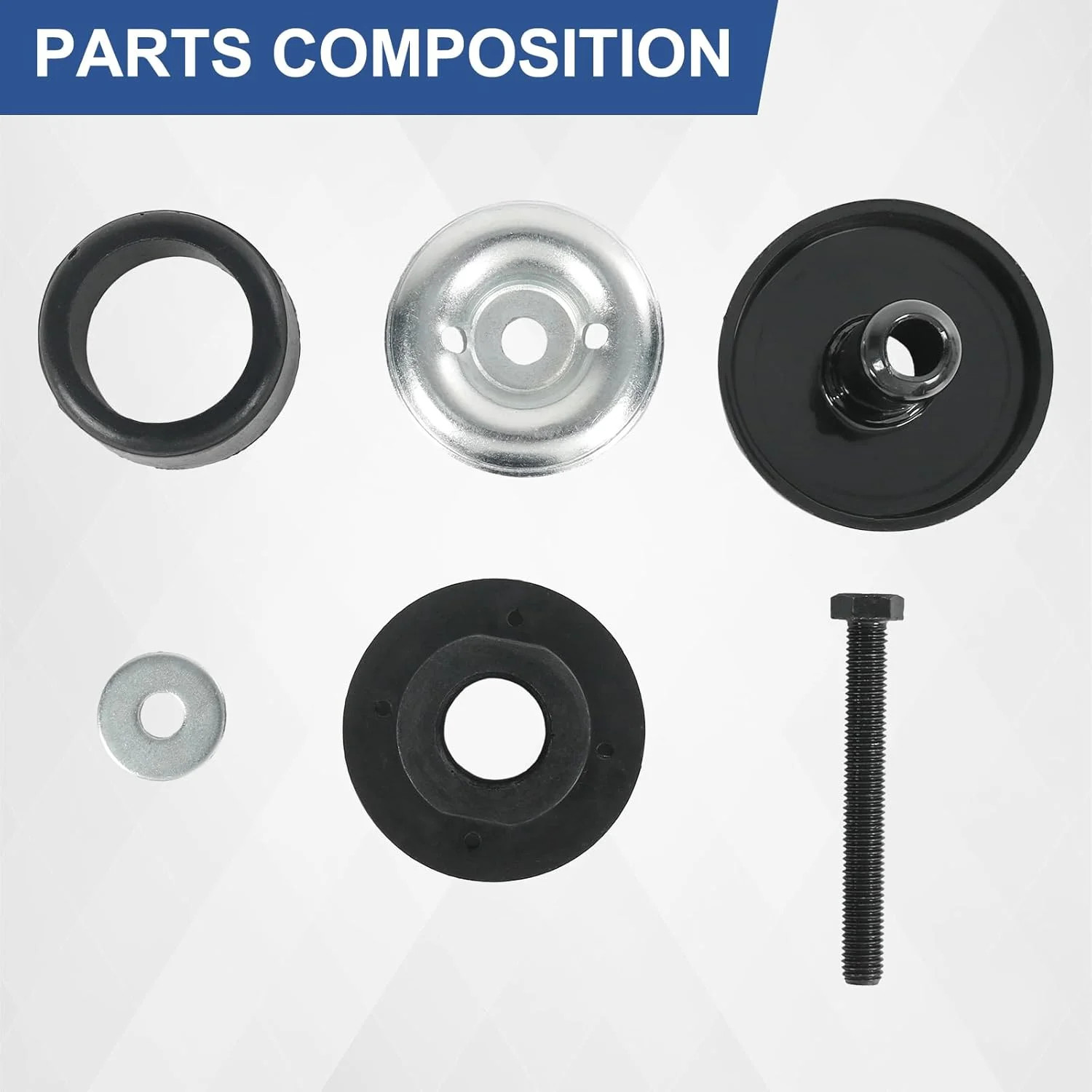 4PCS Body Cab Mount Bushing Kit Compatible with Chevrolet S10 Pickup 1994-2004 C