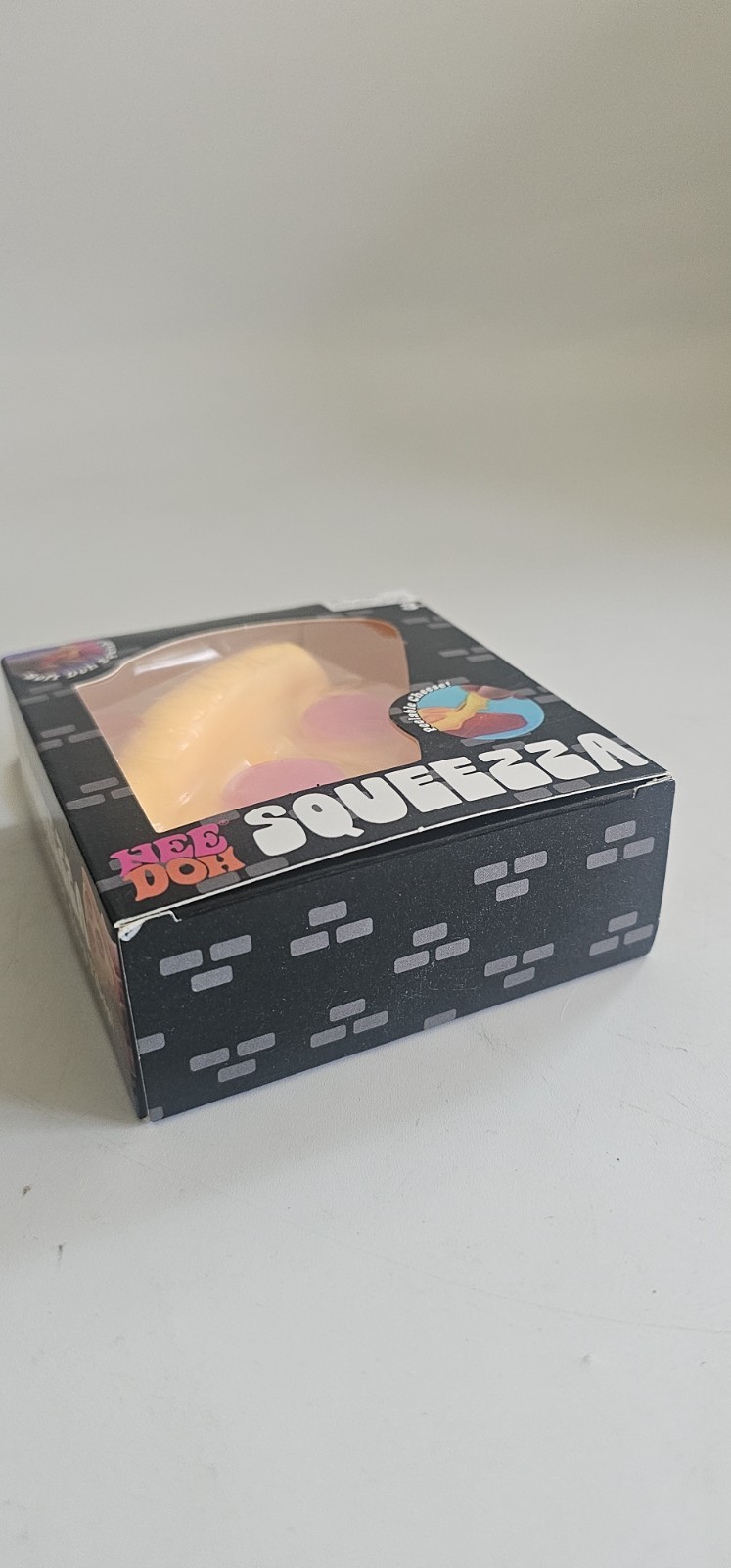 NeeDoh SQUEEZZA Pizza Slice Squishy Toy NEE DOH Squeeza Toy
