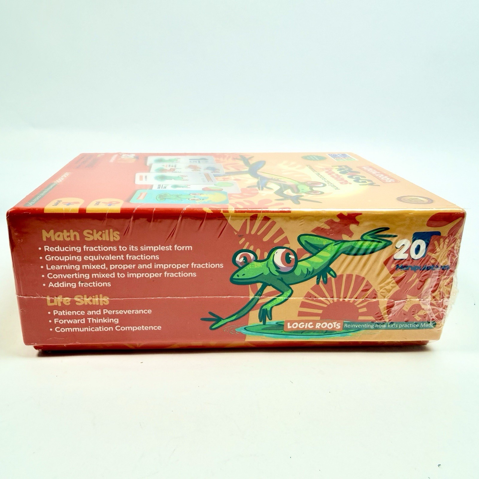 Logic Roots Froggy Fractions Math Card Game STEM Learning – Sealed (Ages 9+)