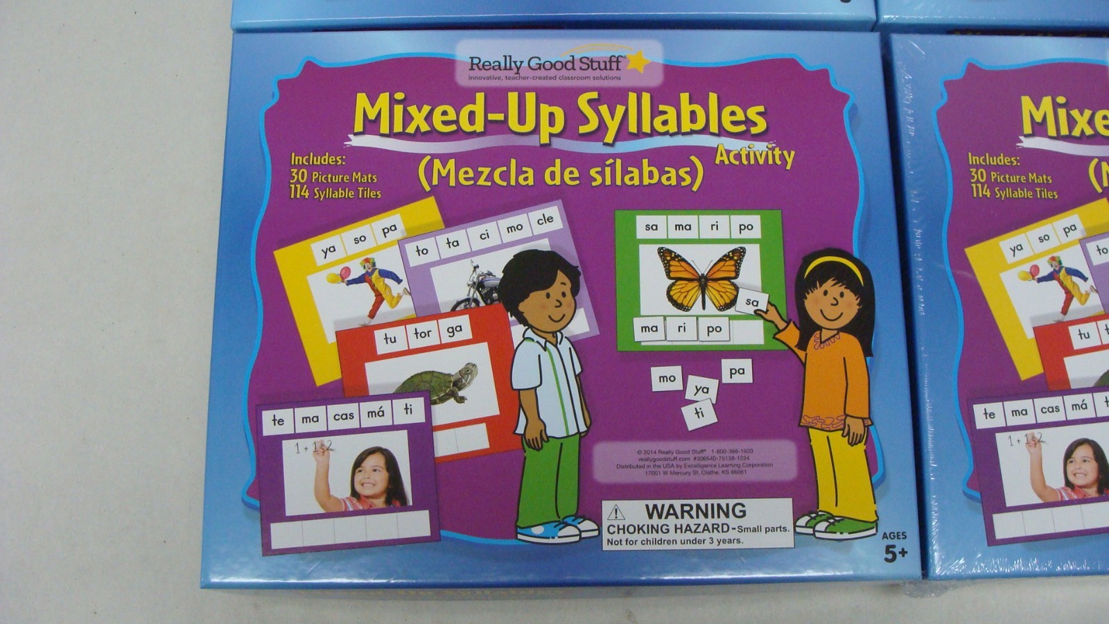 Mixed Up Syllables Mezcla de silabas 30 mats 114 tiles NEW Really Good Stuff