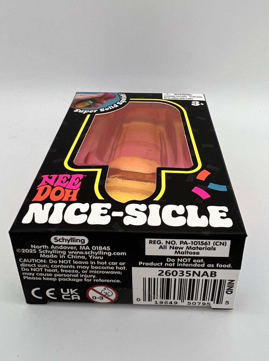 AUTHENTIC Nee Doh Nice-Sicle Popsicle Pink NEEDOH – NEW IN BOX US SELLER