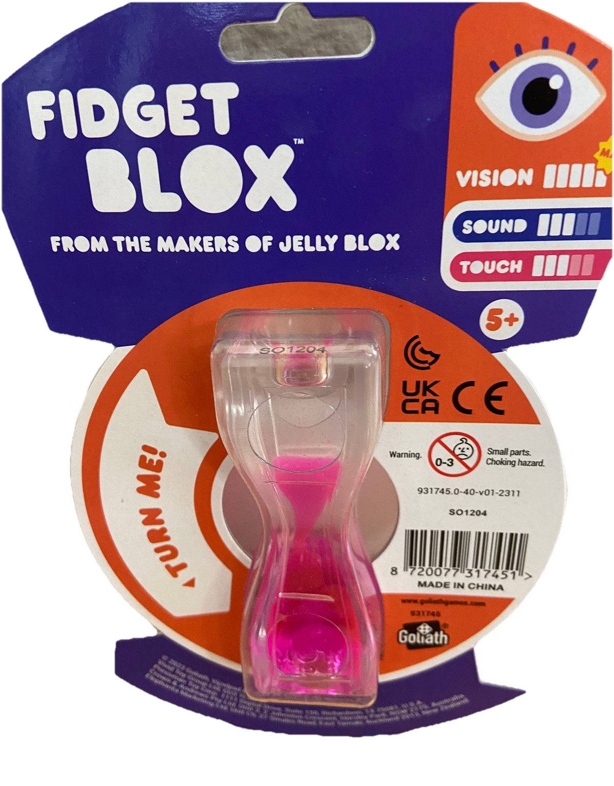 LOT x3 Fidget Blox Jelly Blox Squishy Sensory Toy Squeeze Stress Relief New